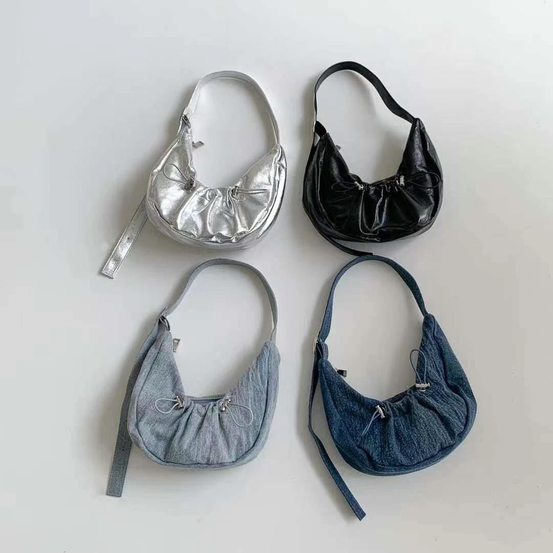 DL wrinkle hobo bag-4col