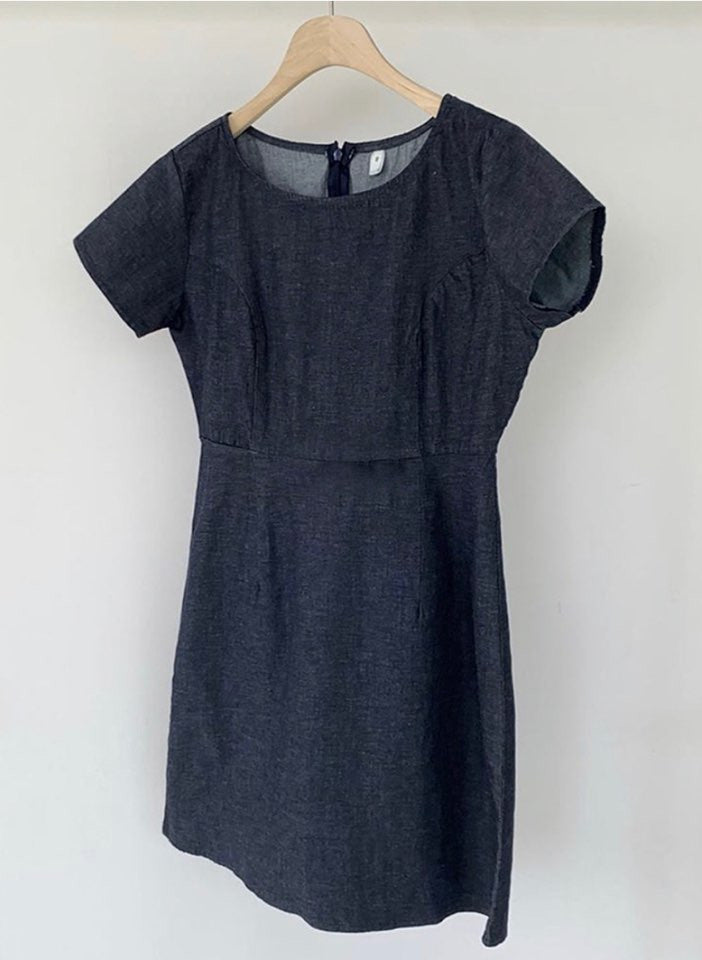 Deondo denim long&mini onepiece