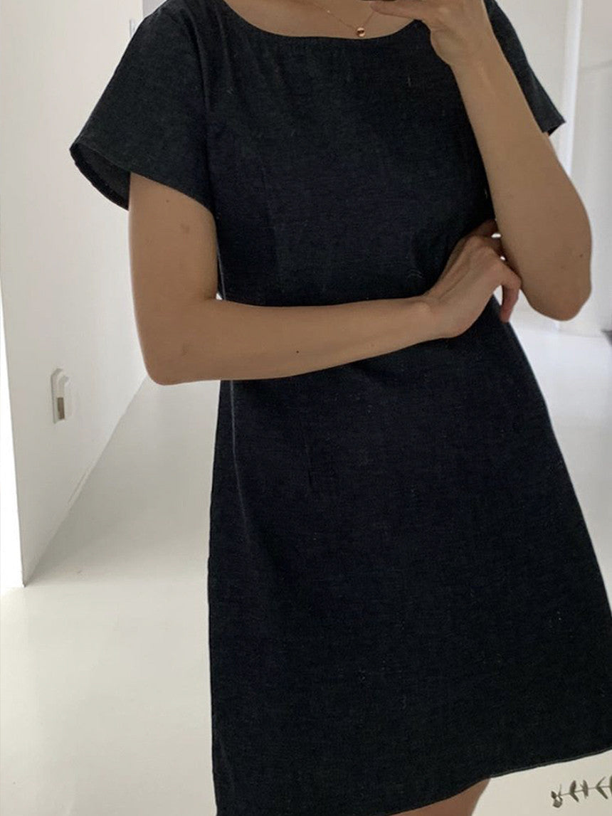Deondo denim long&mini onepiece