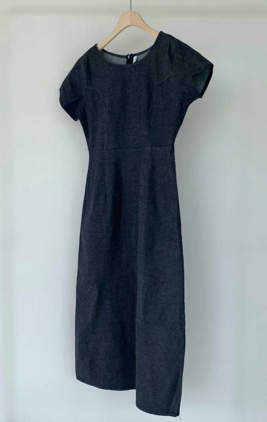 Deondo denim long&mini onepiece