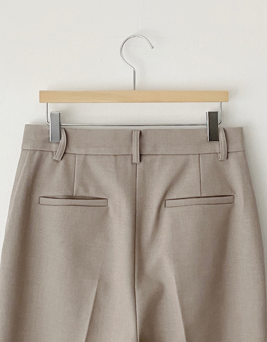 Ounce straight wool pants-3col restock