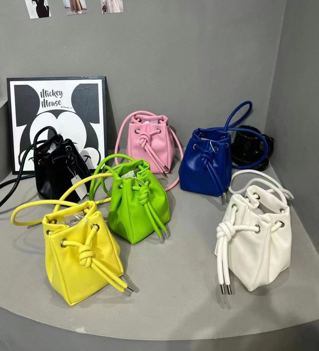 Mini knot bucket bag-6col