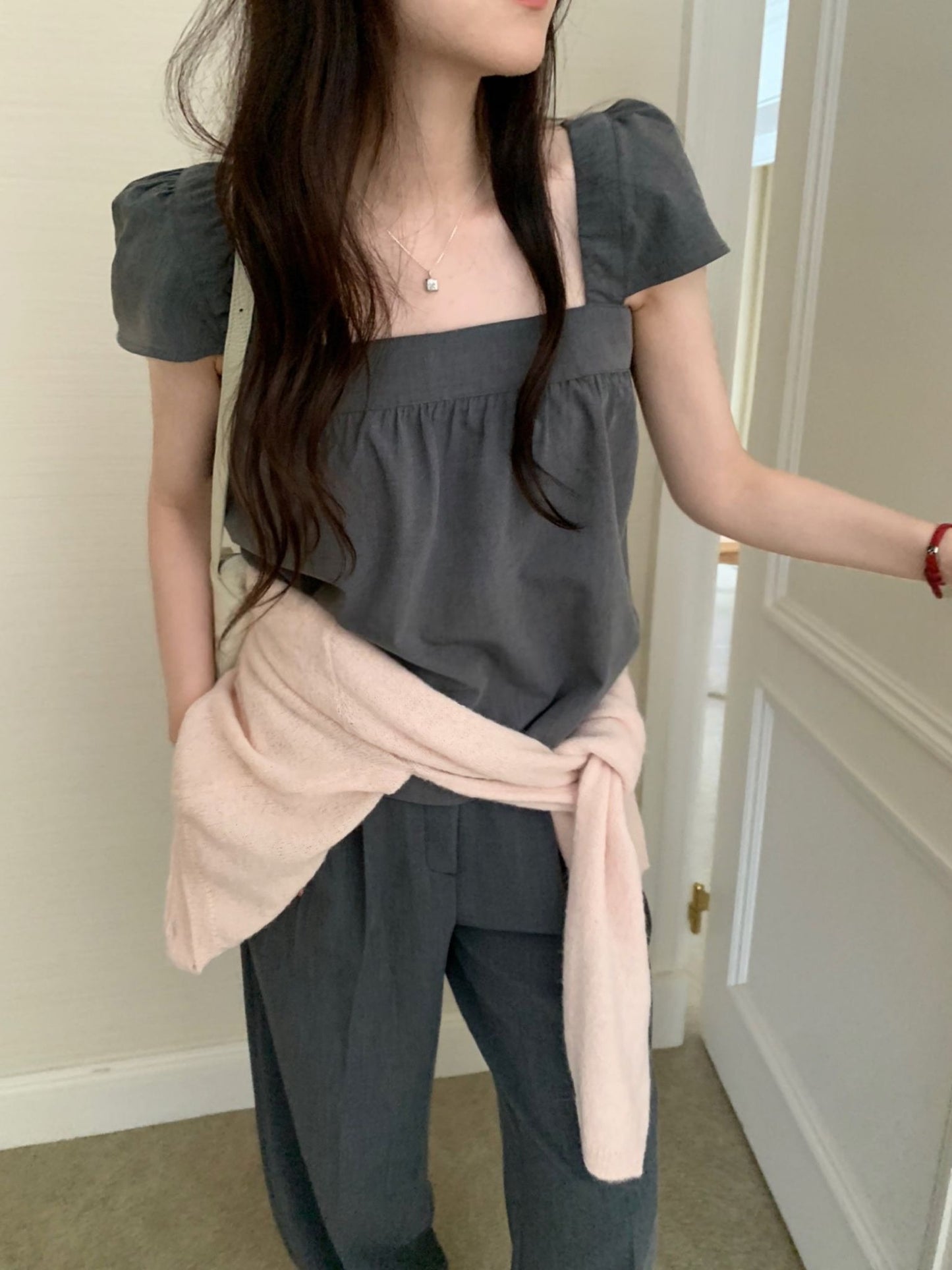 Formal Wing Blouse-2col