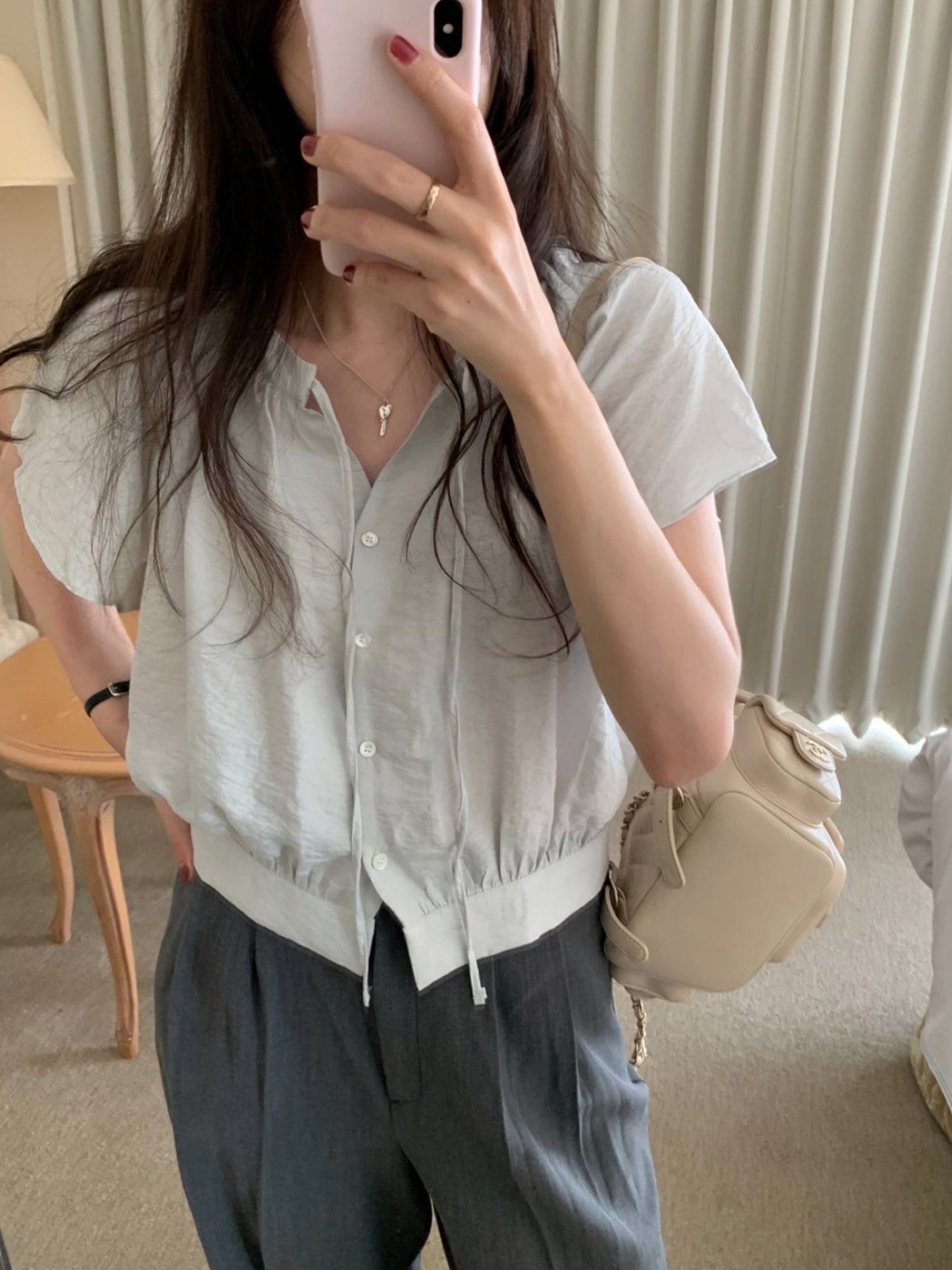 Gretel blouse-2col
