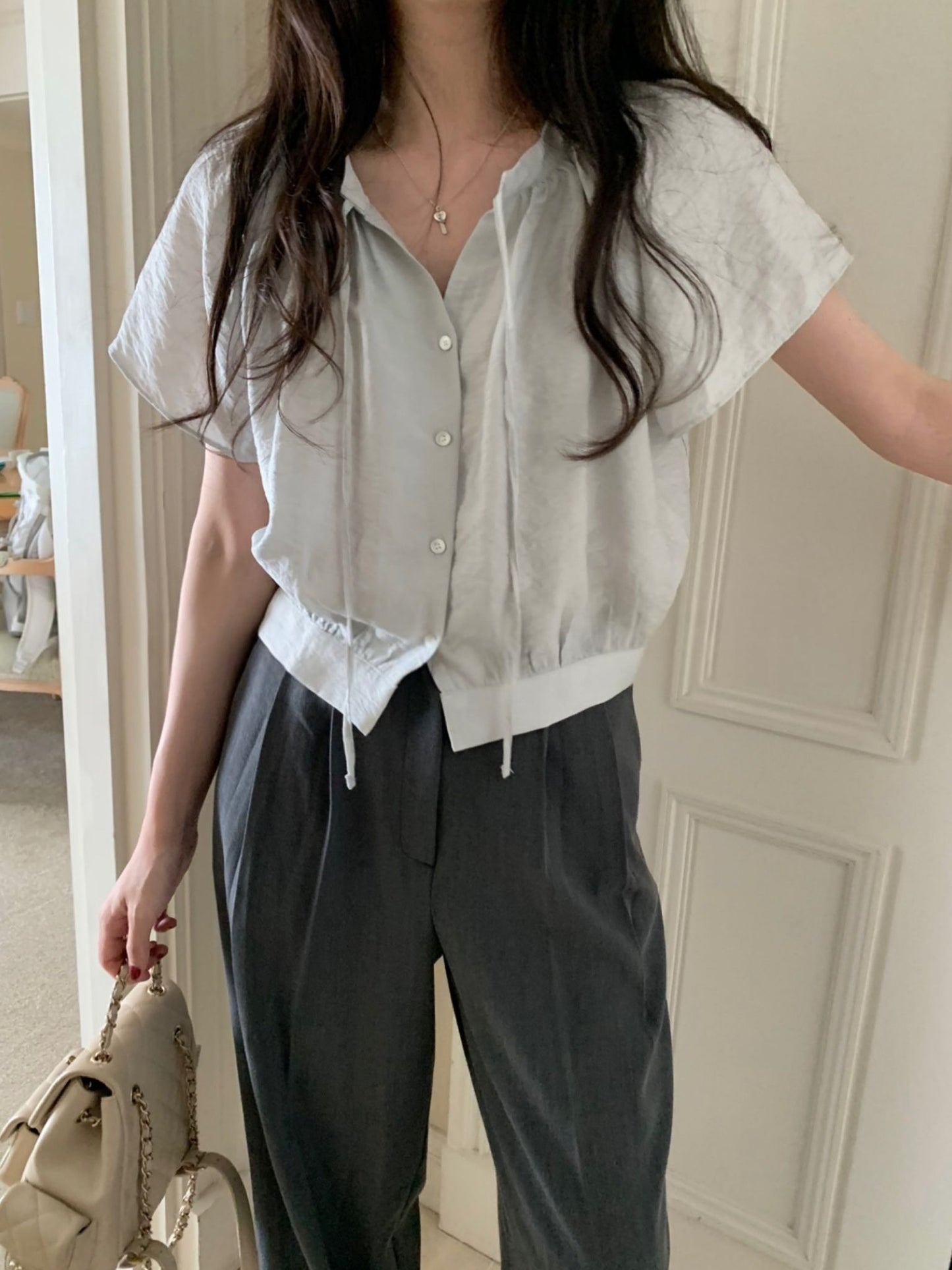 Gretel blouse-2col