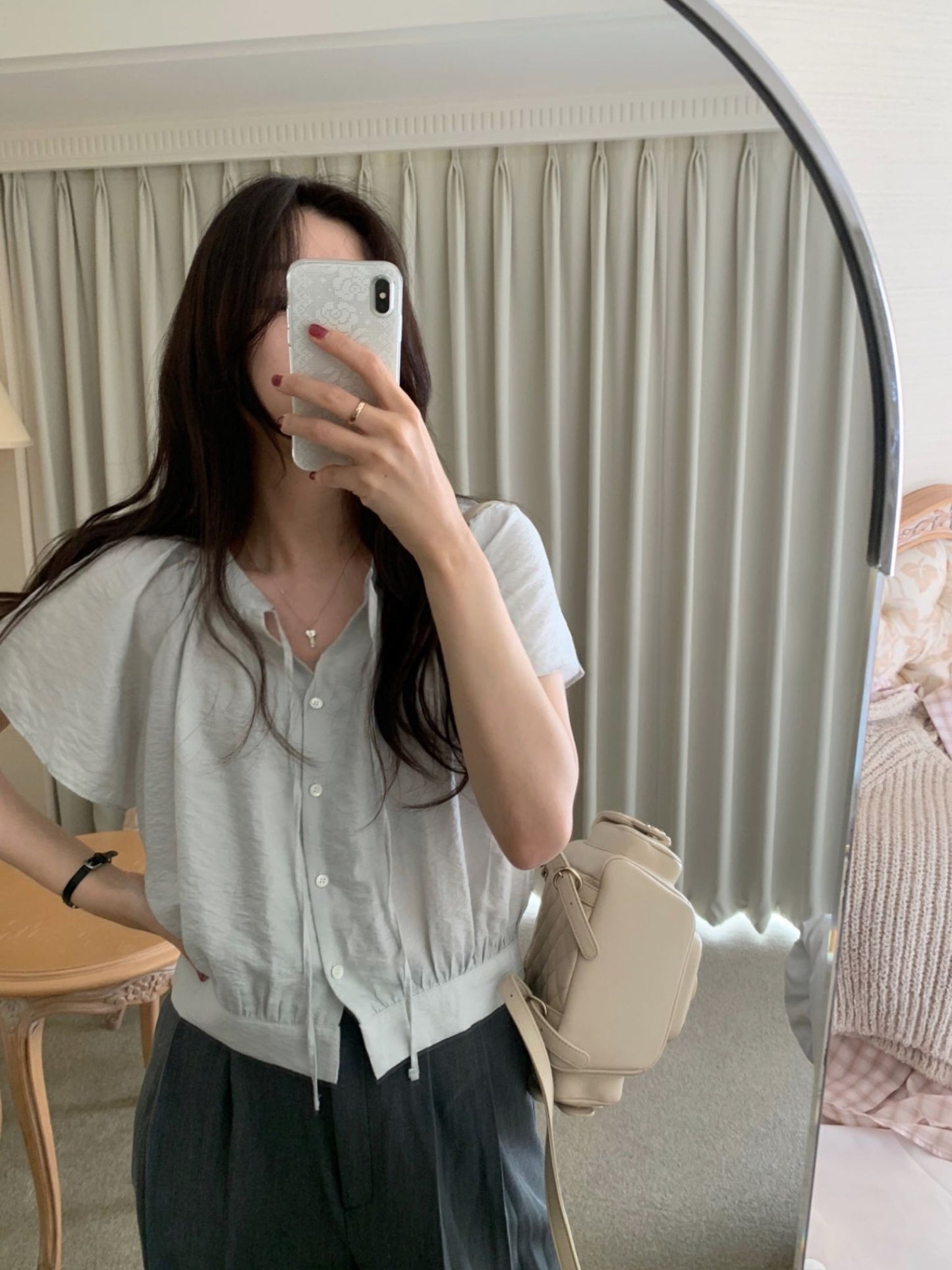 Gretel blouse-2col