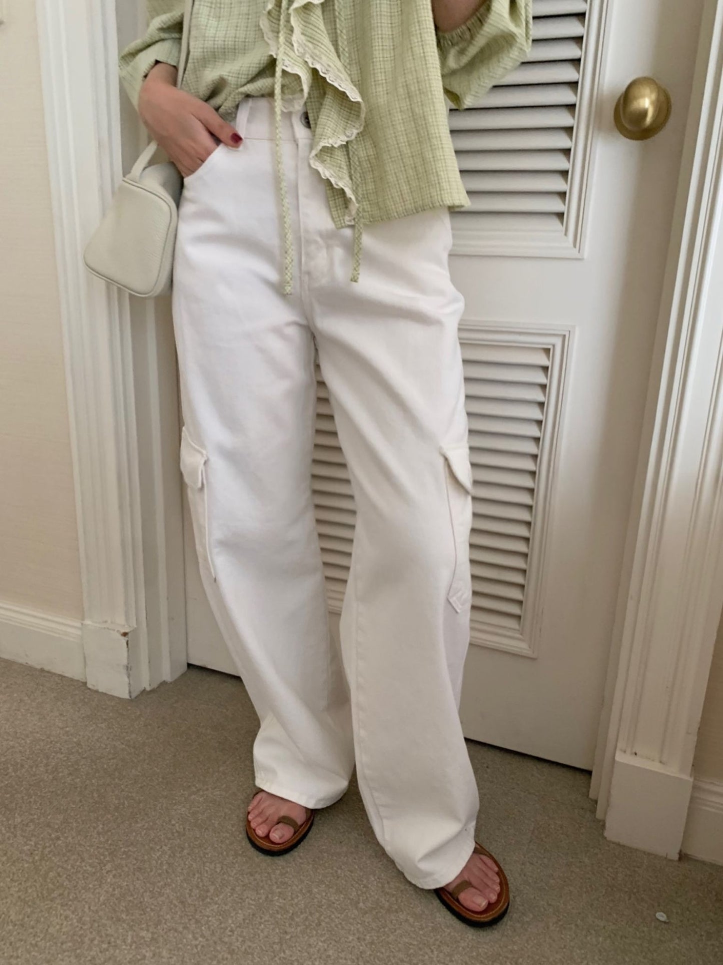Vanilla cargo pants