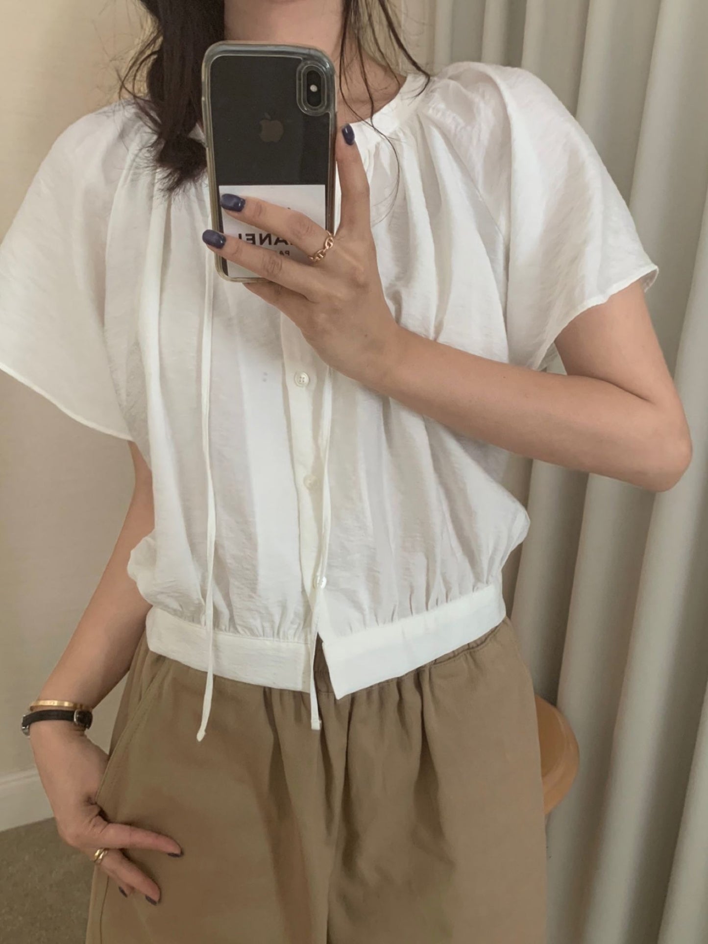 Gretel blouse-2col