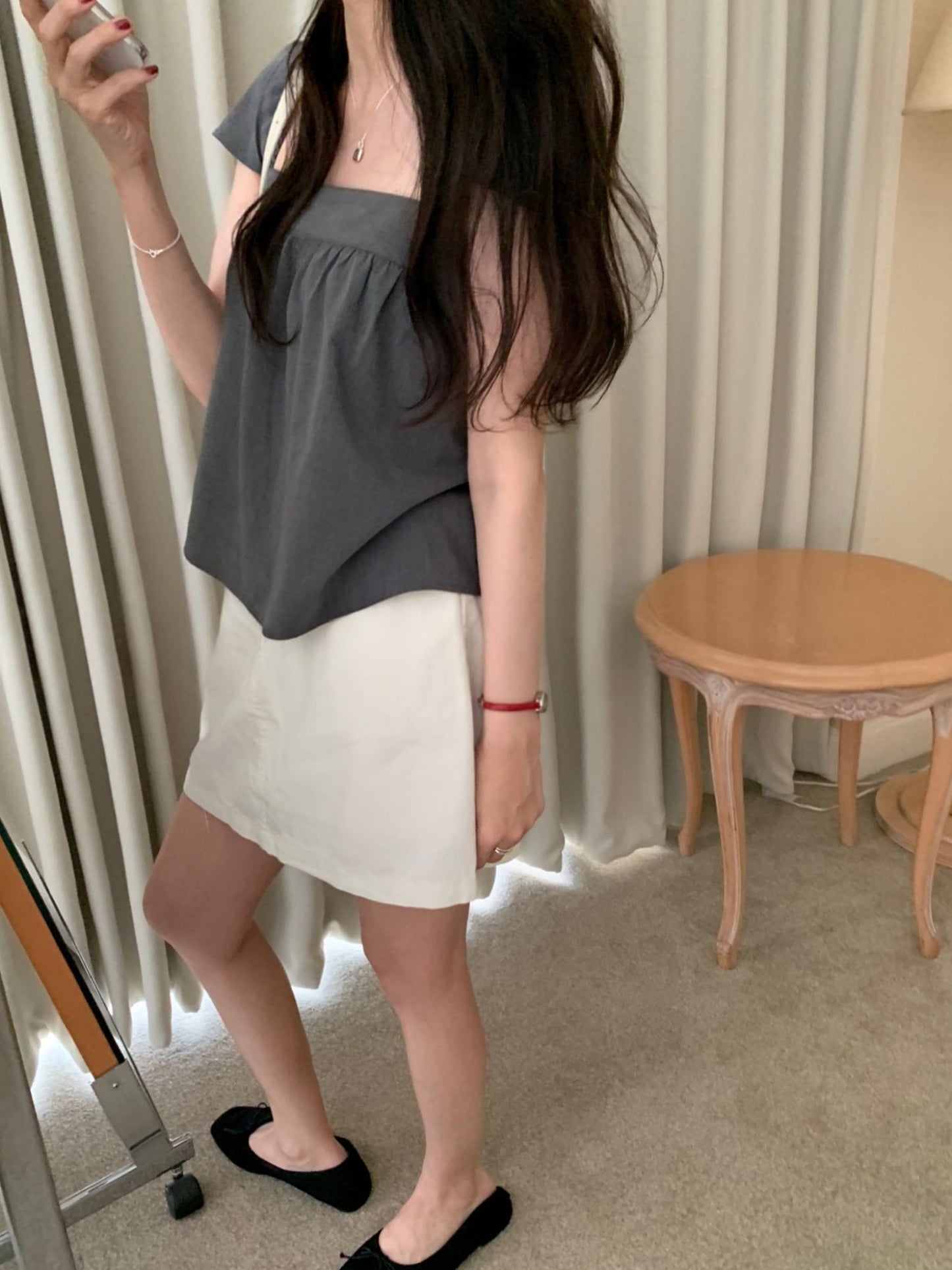 Formal Wing Blouse-2col