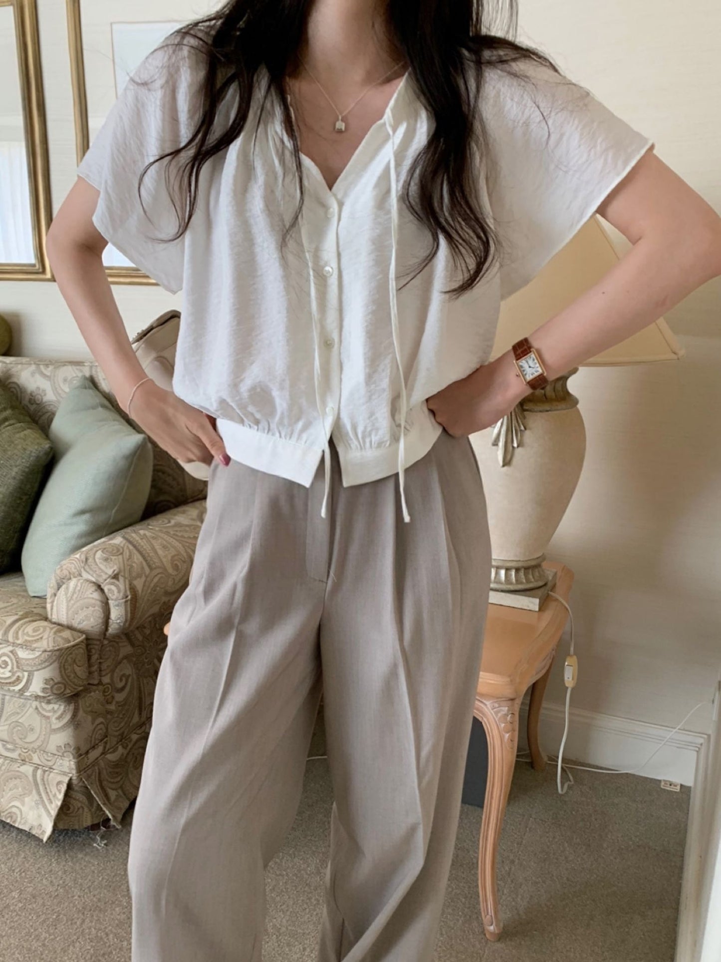 Gretel blouse-2col