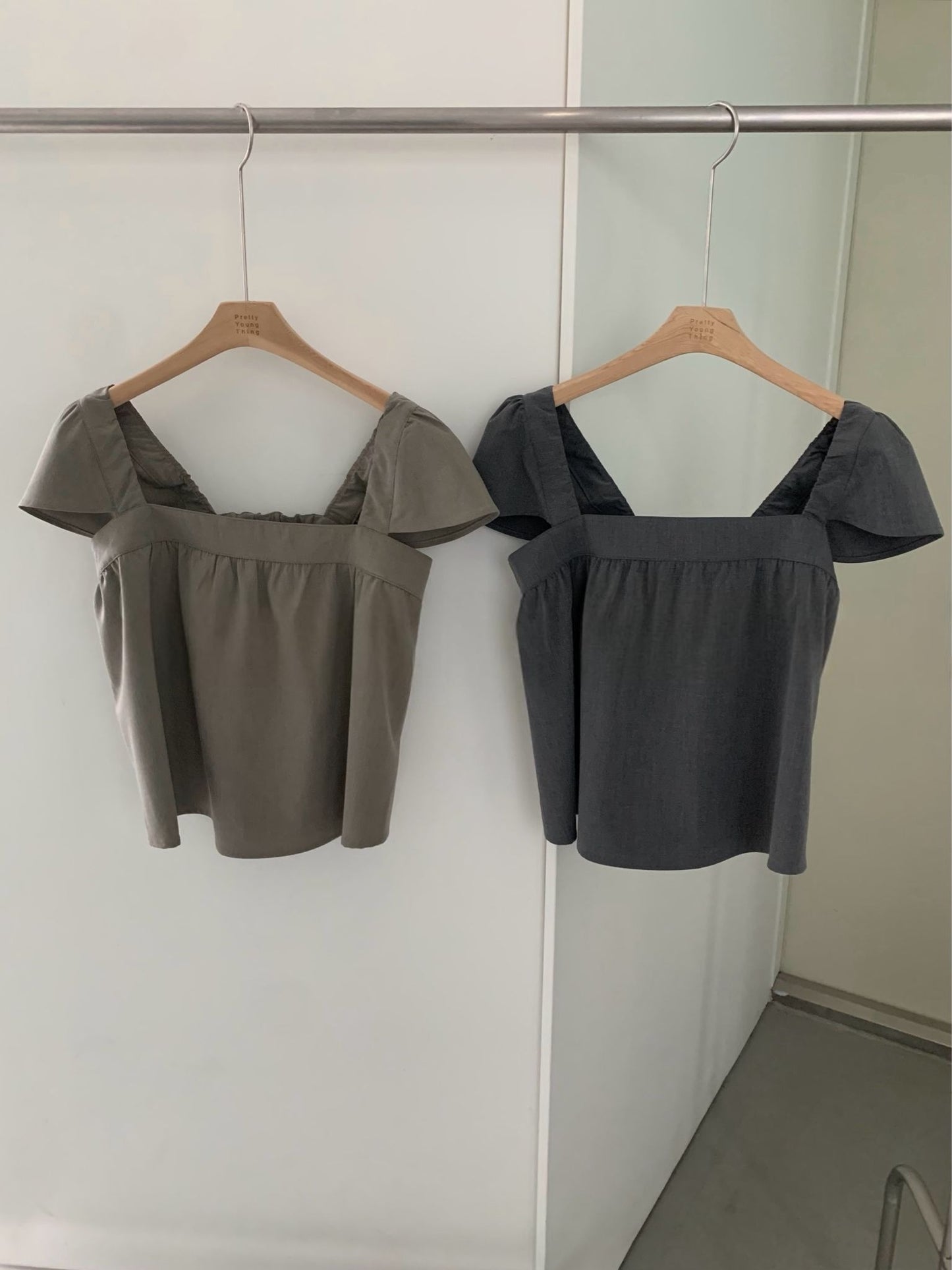 Formal Wing Blouse-2col