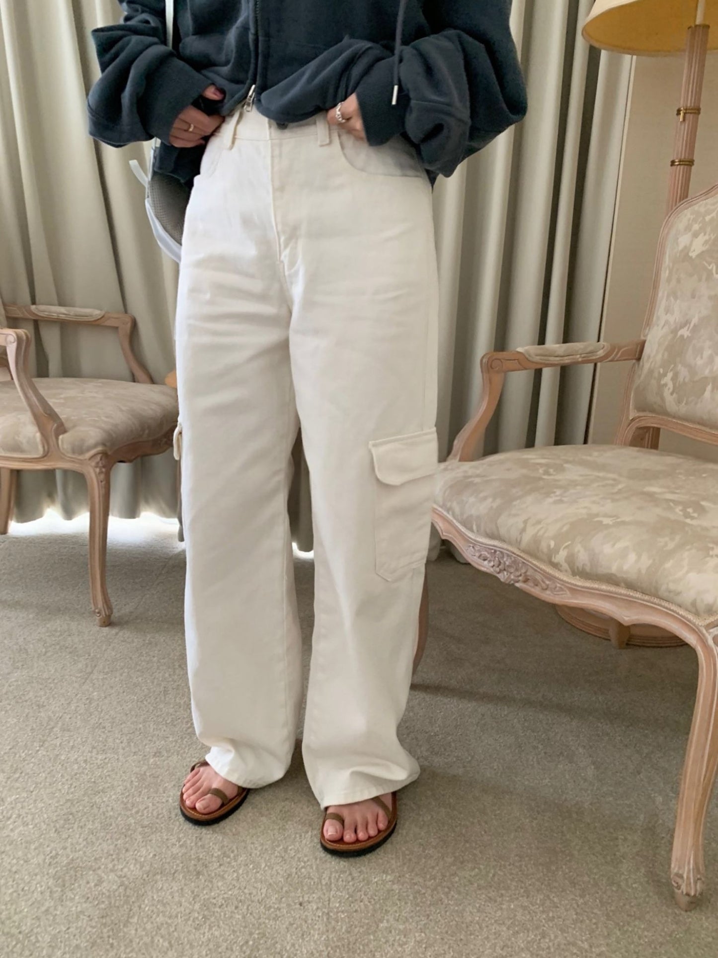 Vanilla cargo pants