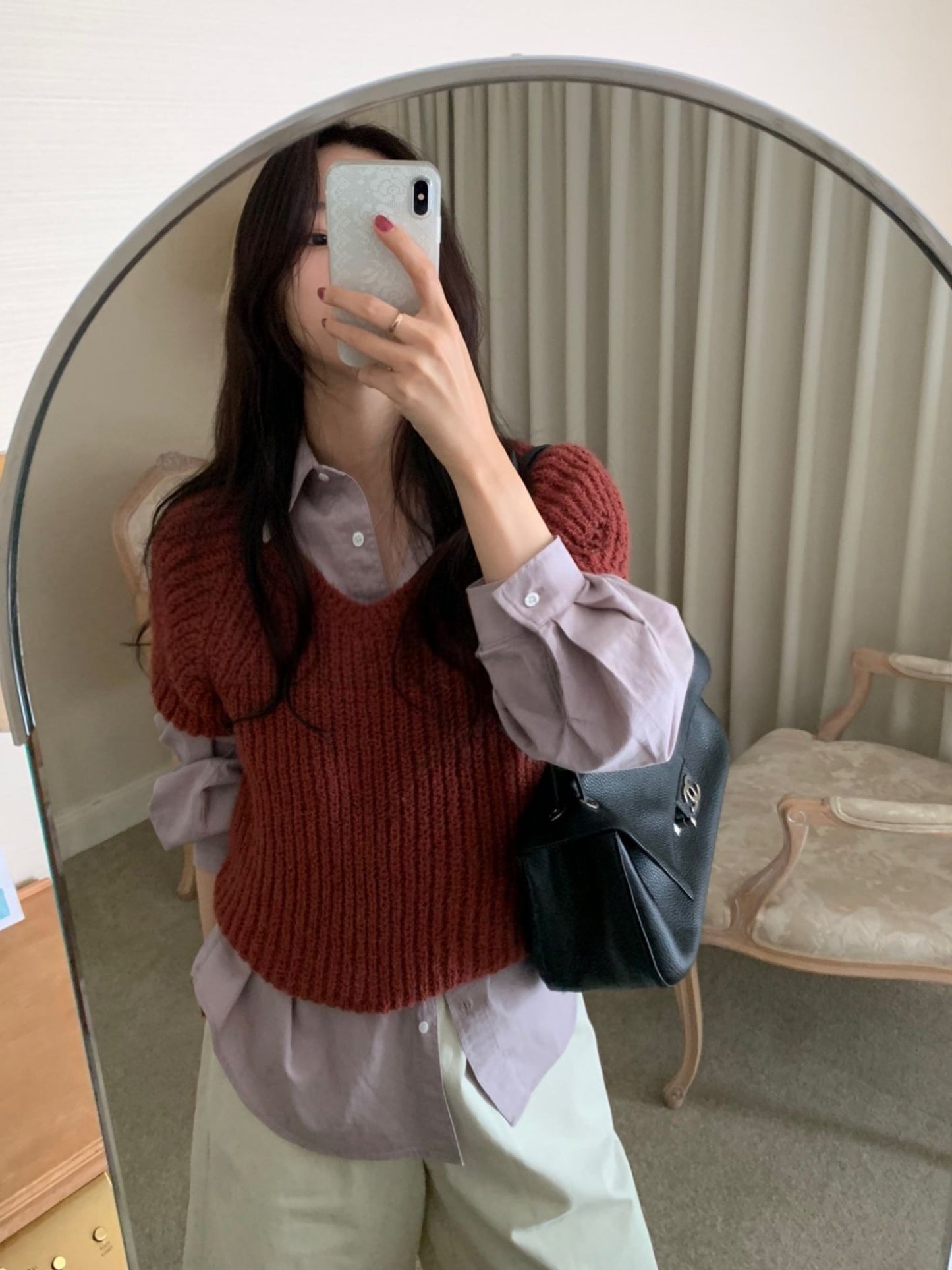 le boucle half knit-3col