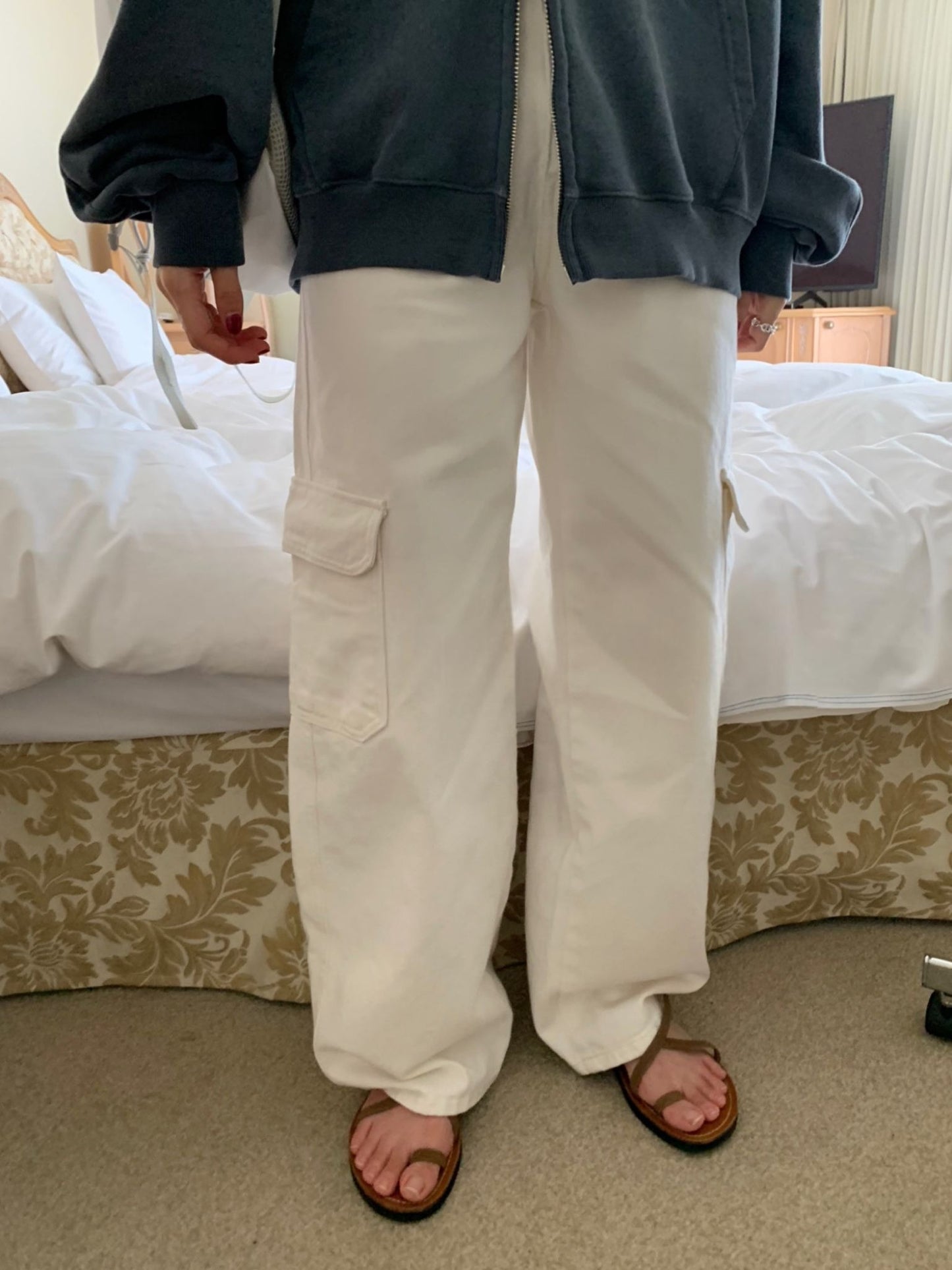 Vanilla cargo pants