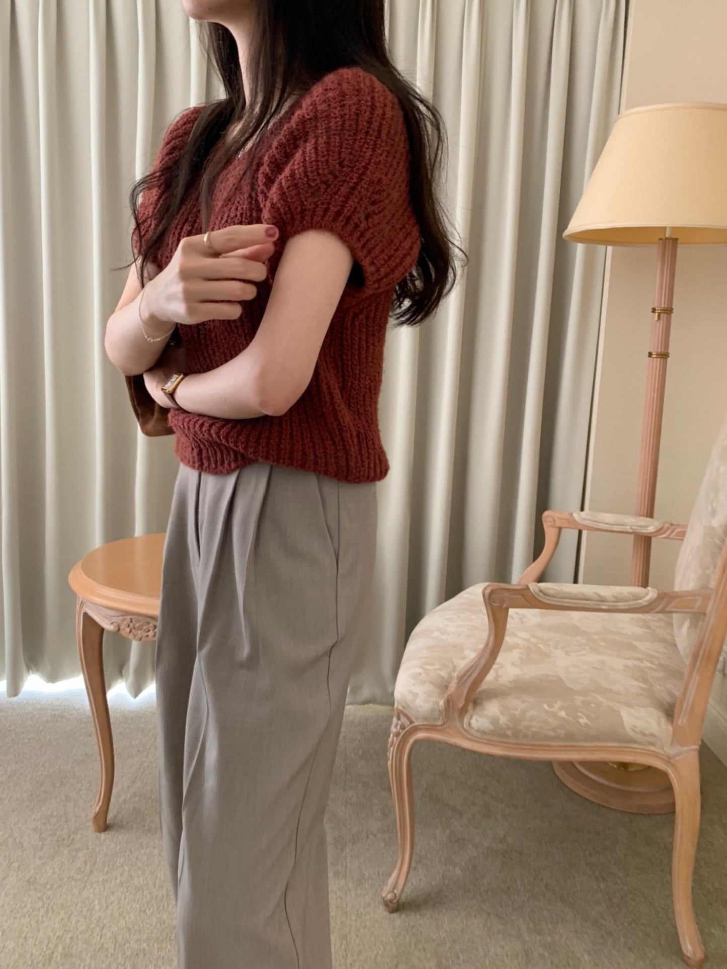 le boucle half knit-3col