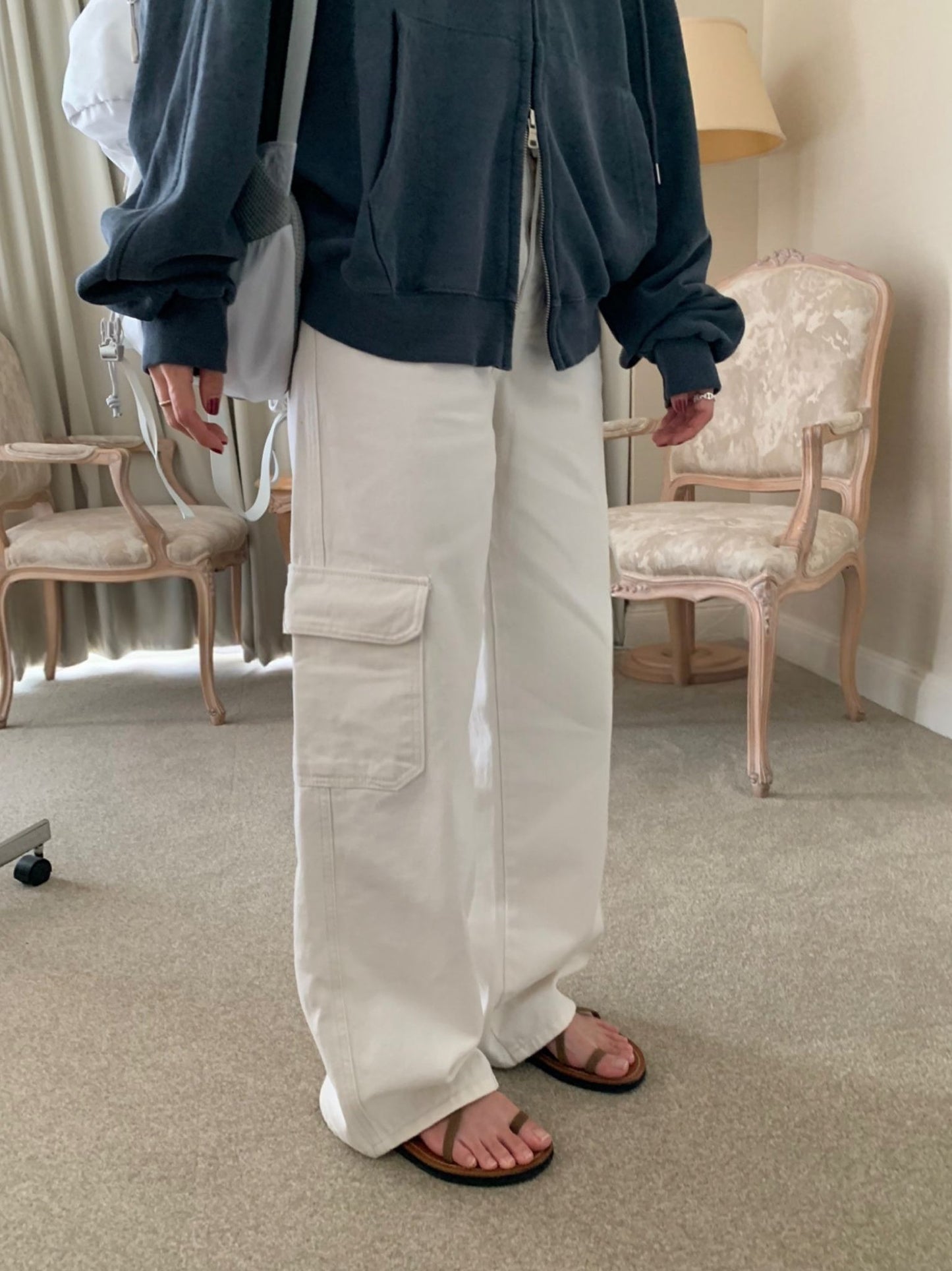 Vanilla cargo pants