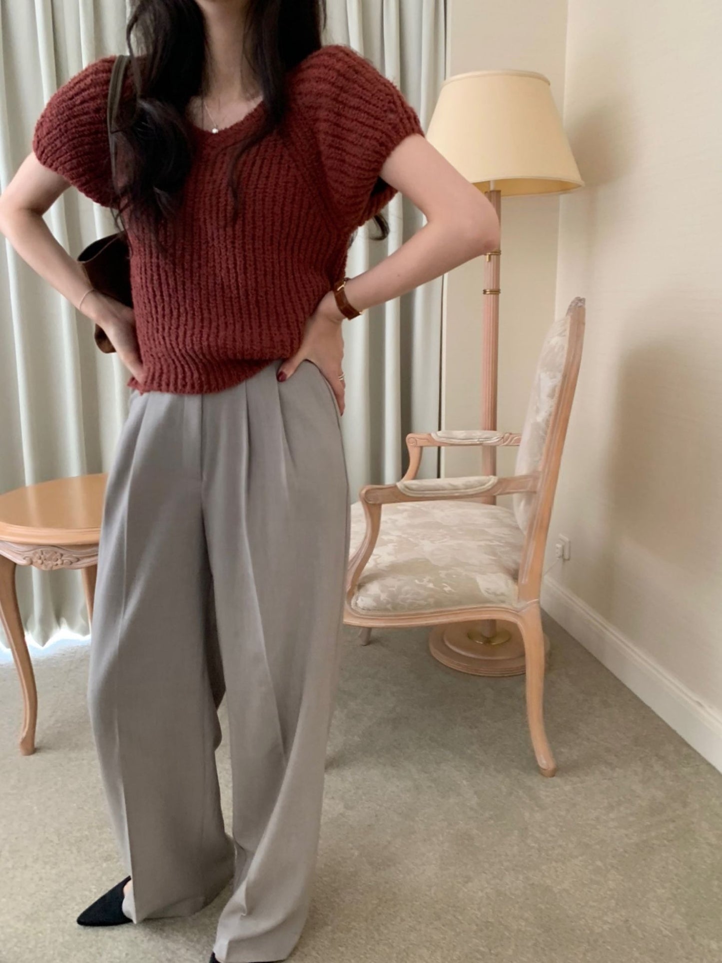 le boucle half knit-3col