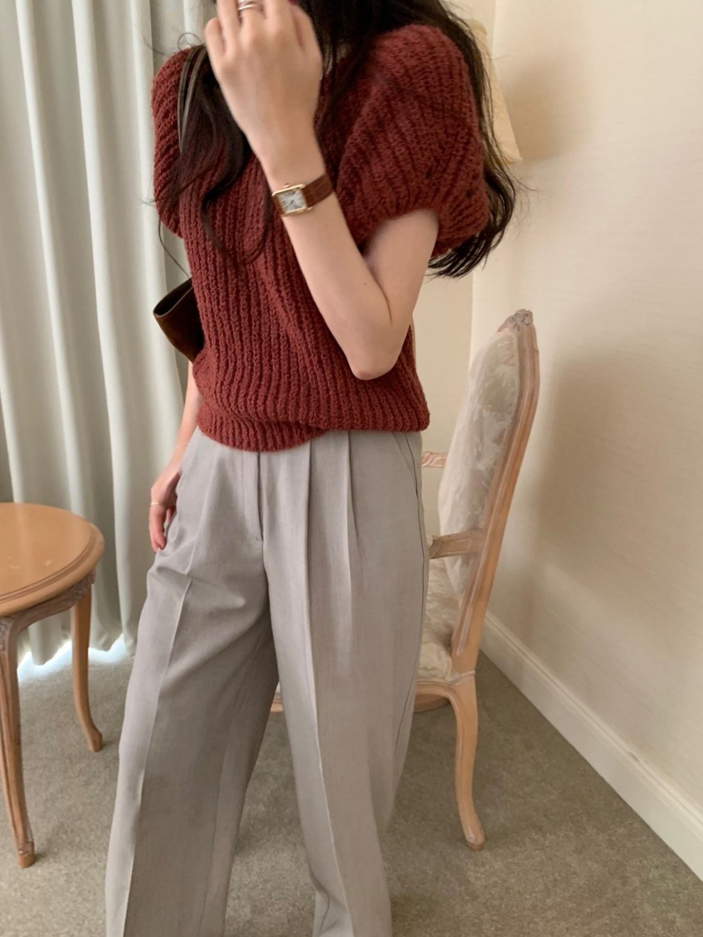 le boucle half knit-3col