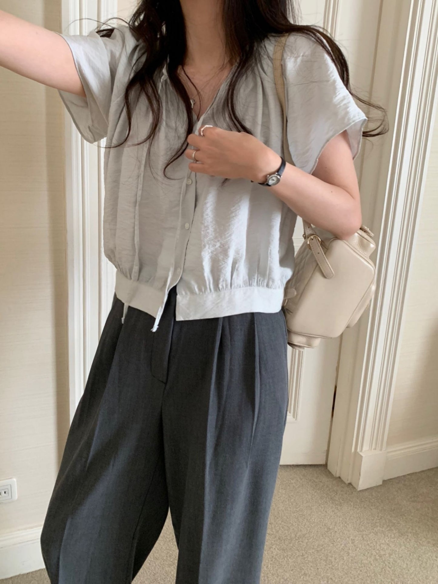 Gretel blouse-2col