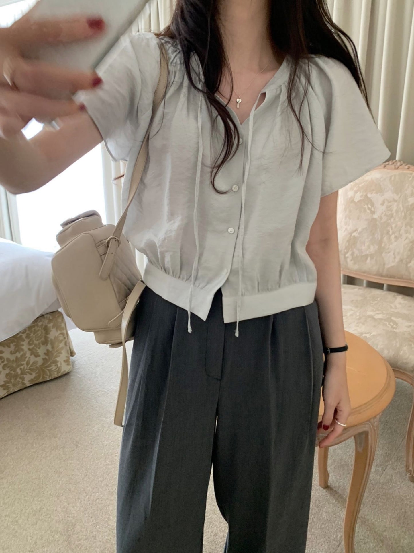 Gretel blouse-2col