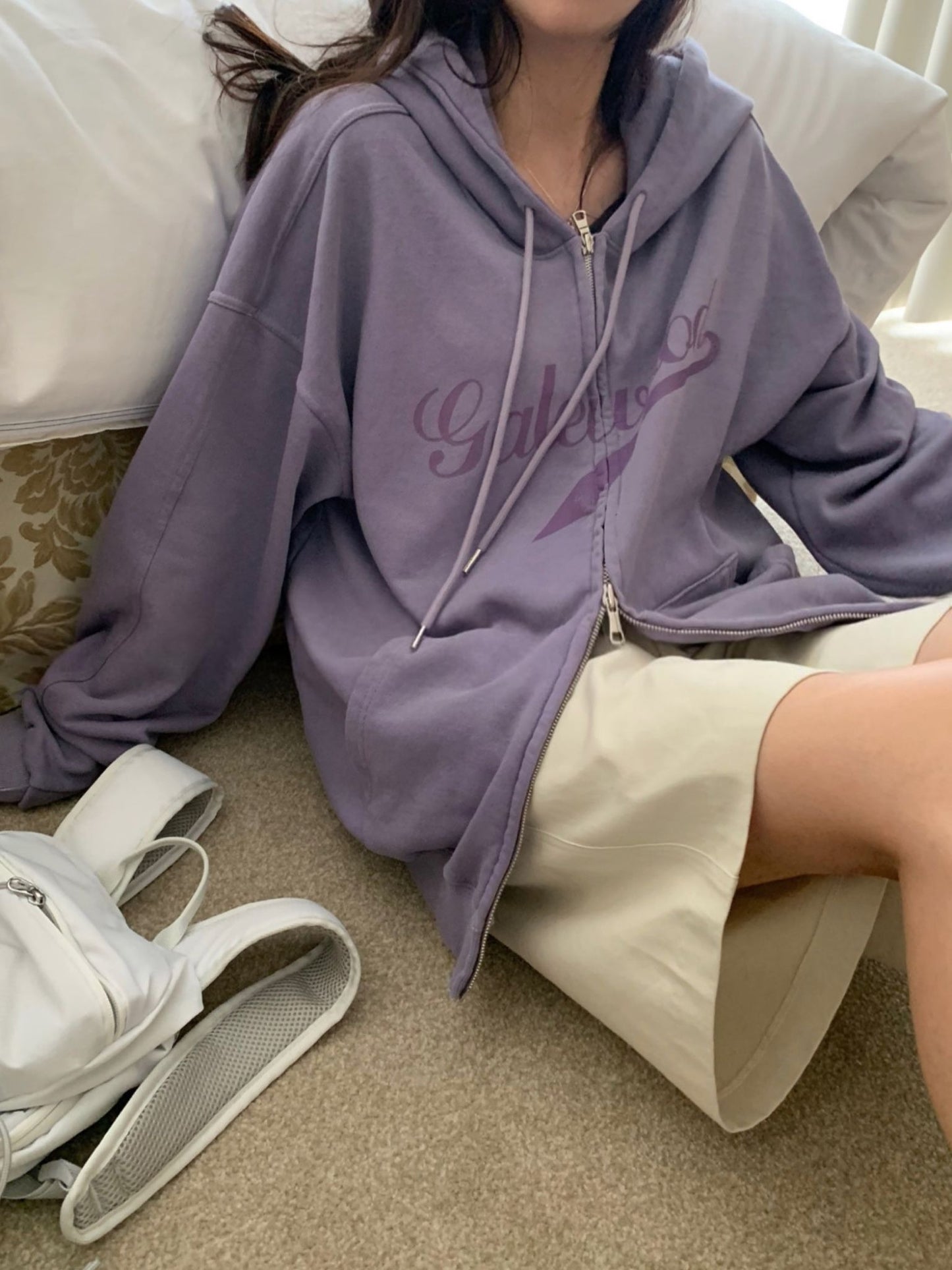 Gale hood zip up-2col
