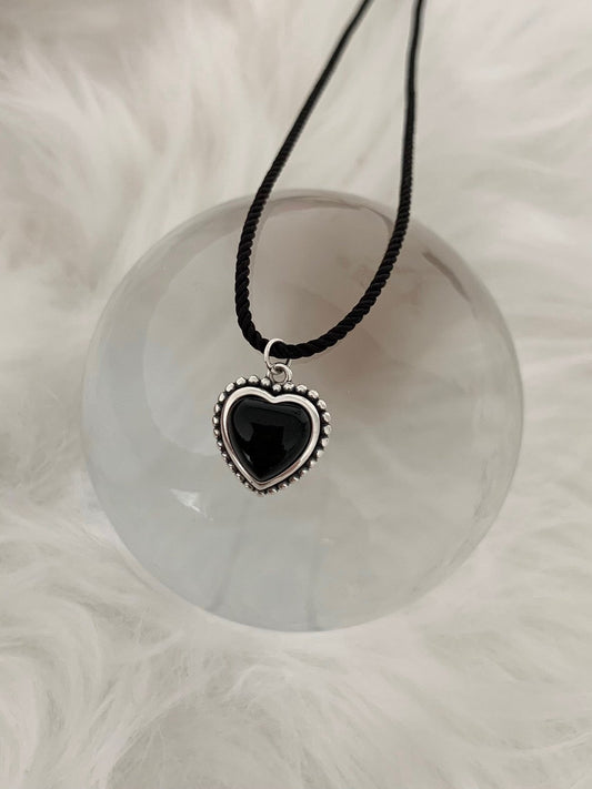 Antique heart necklace