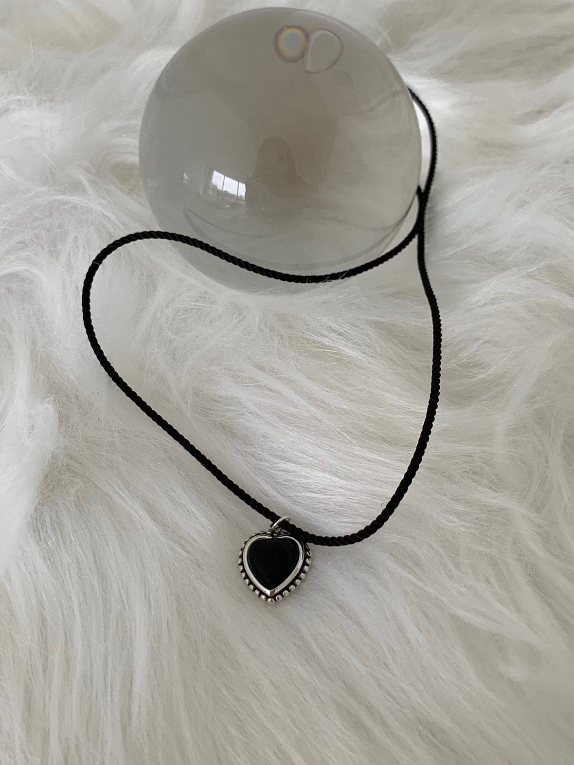 Antique heart necklace