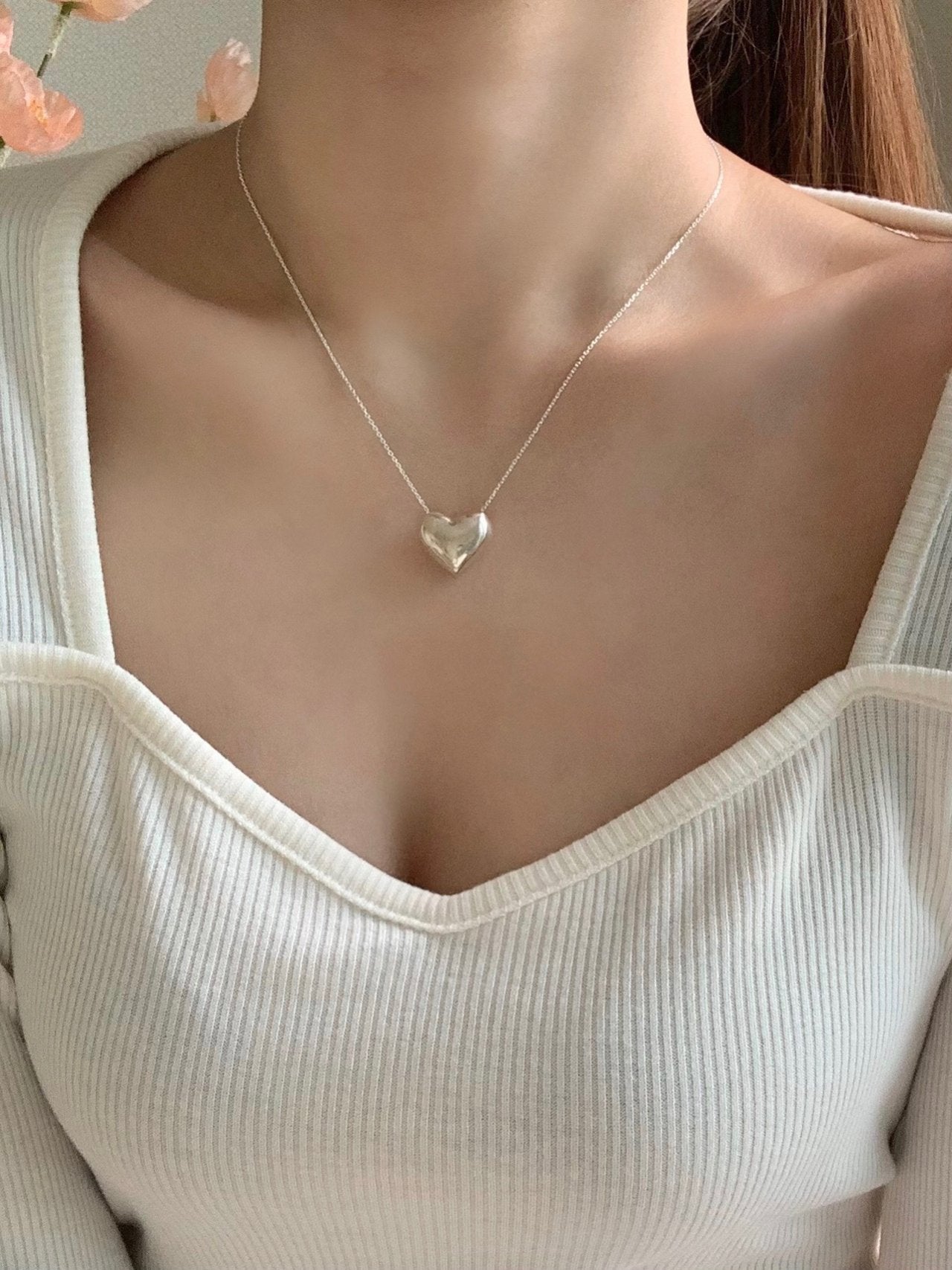 Big heart necklace