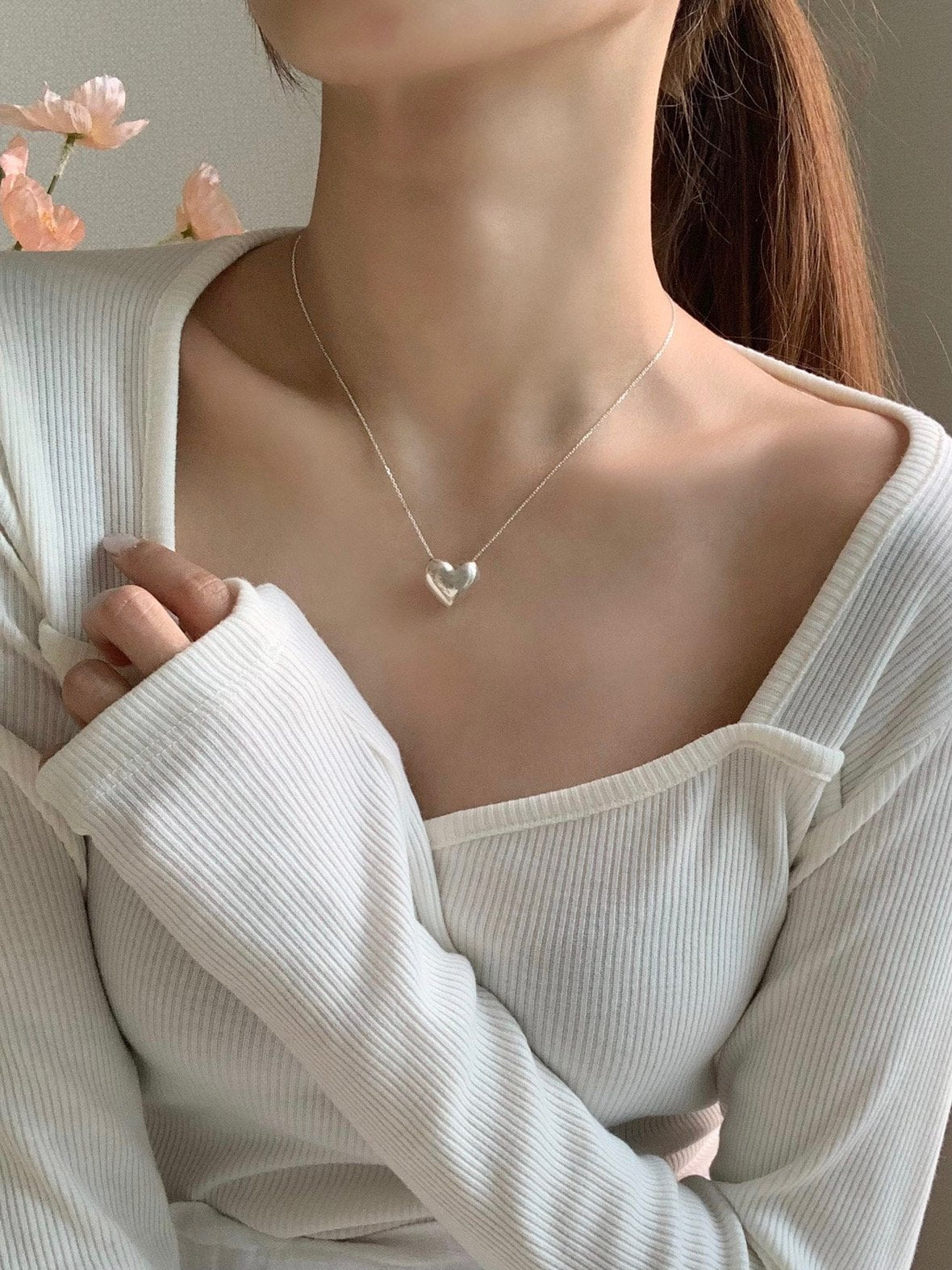 Big heart necklace