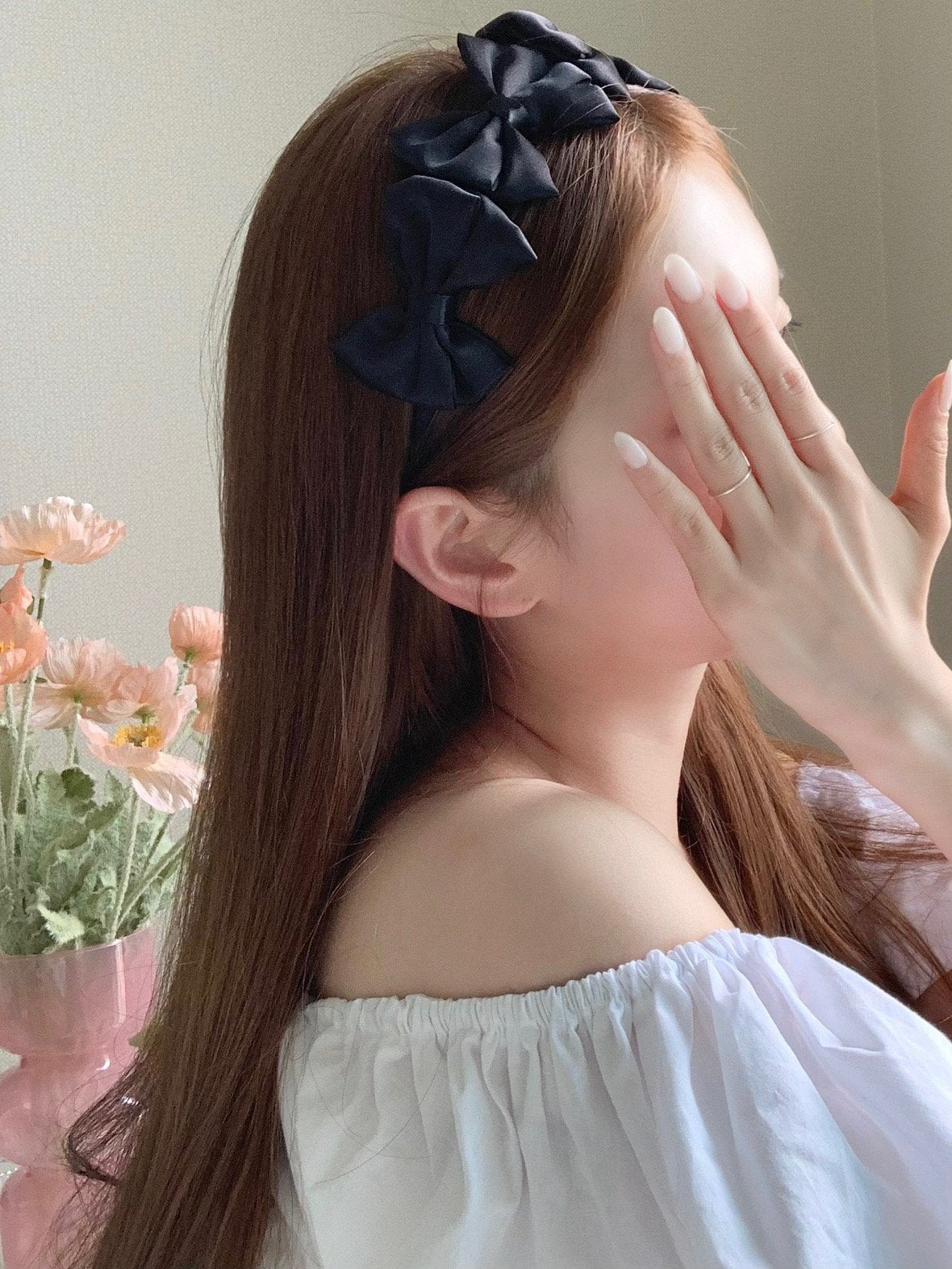 Handmade ribbon headband