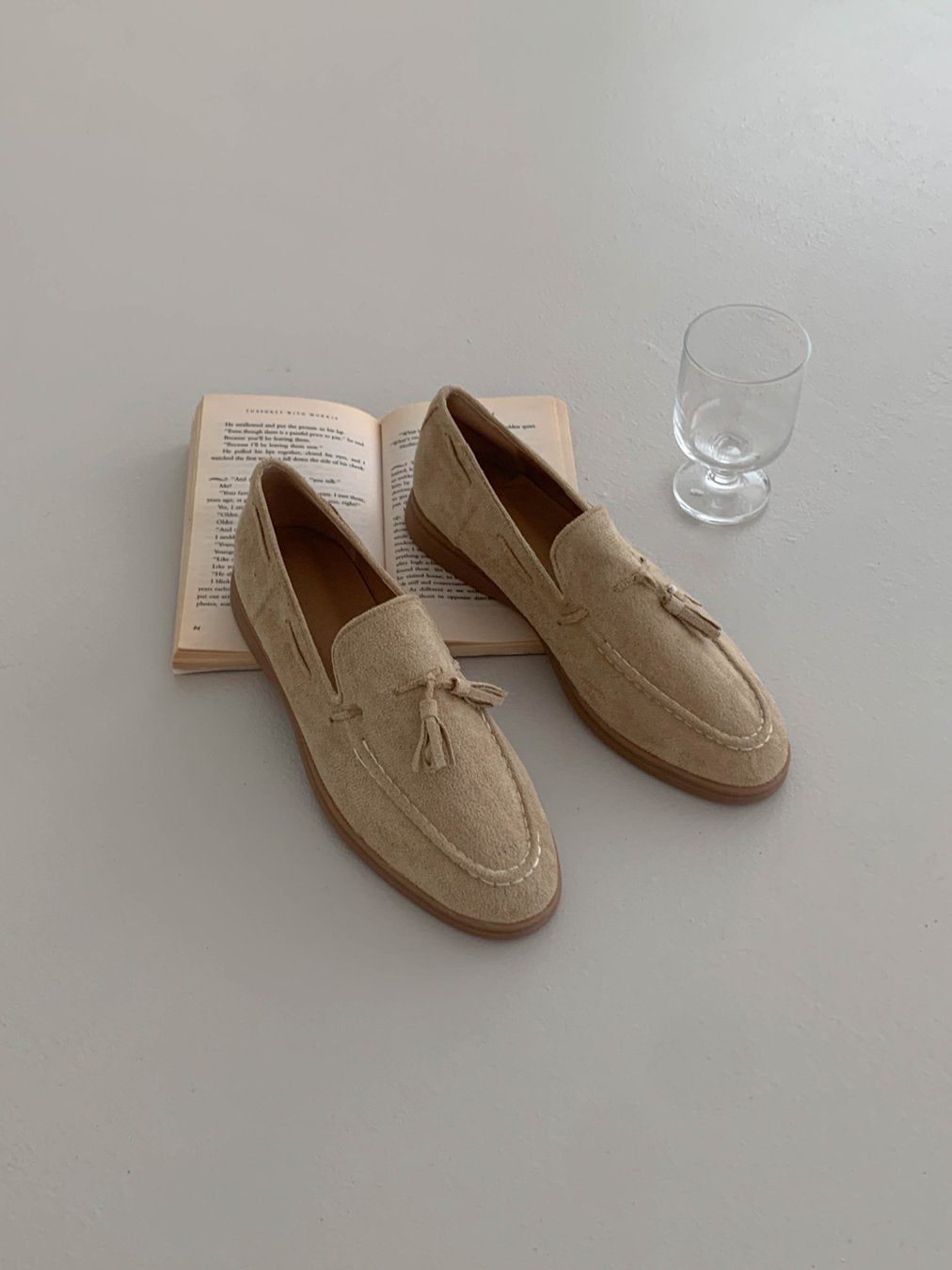 Tassel suede loafer-3col