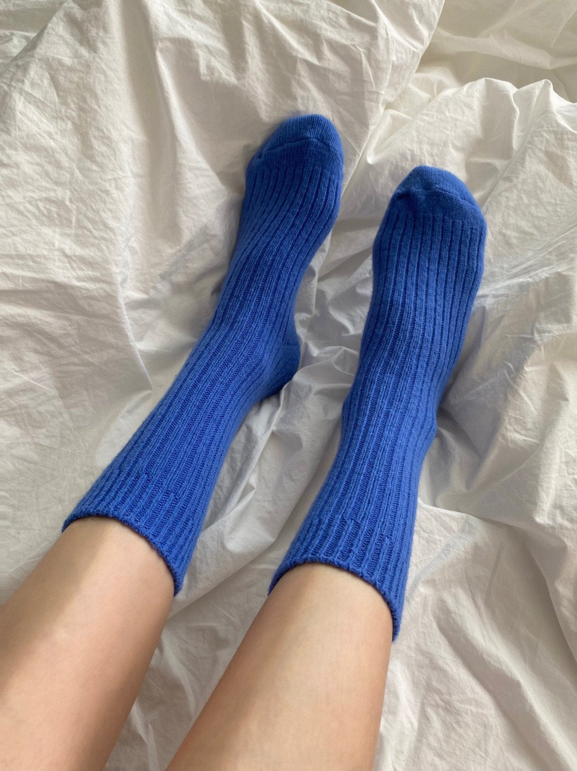 Middle Cashmere Knit Socks