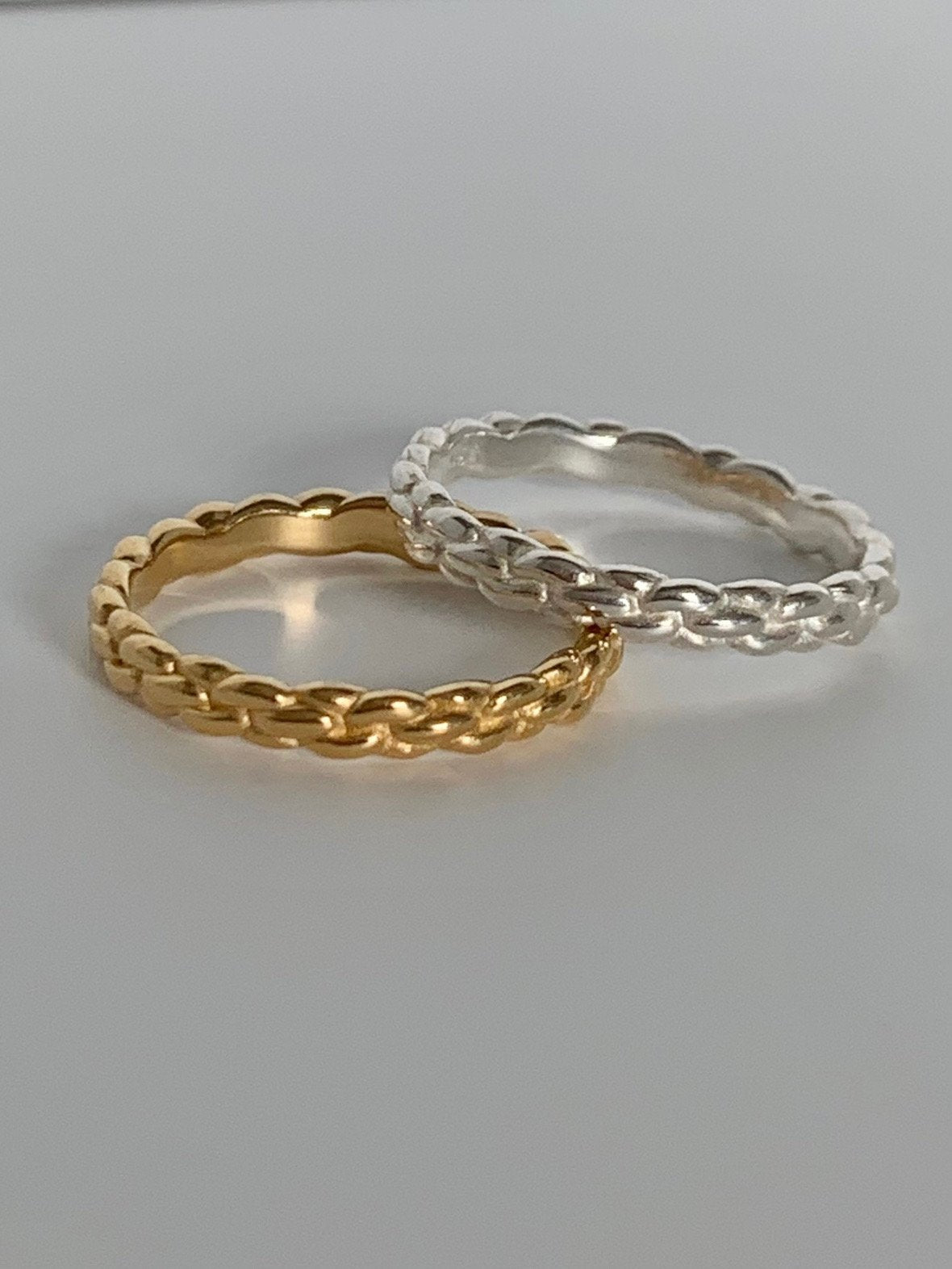 rope twisted ring