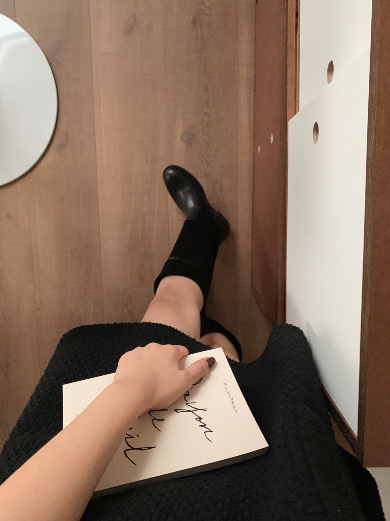 Hazel suede belted long boots-2col