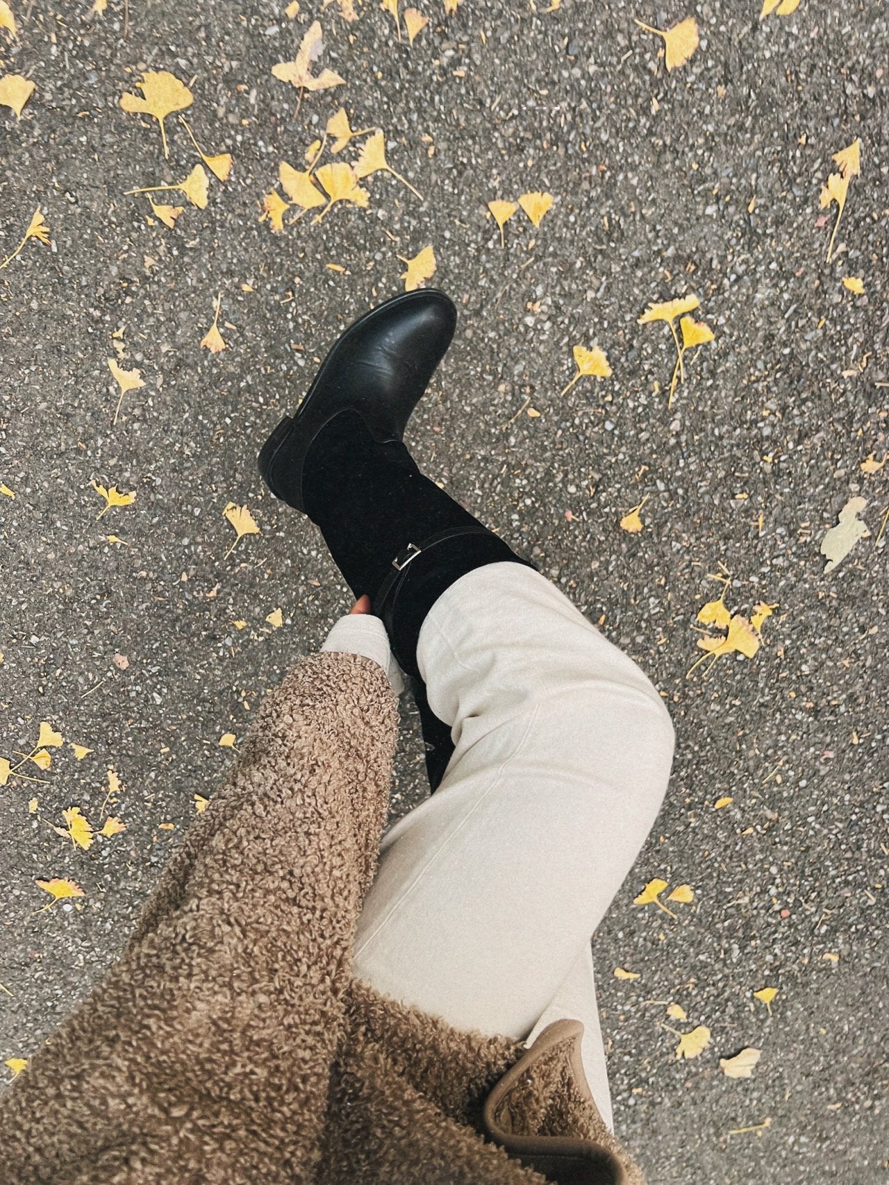 Hazel suede belted long boots-2col