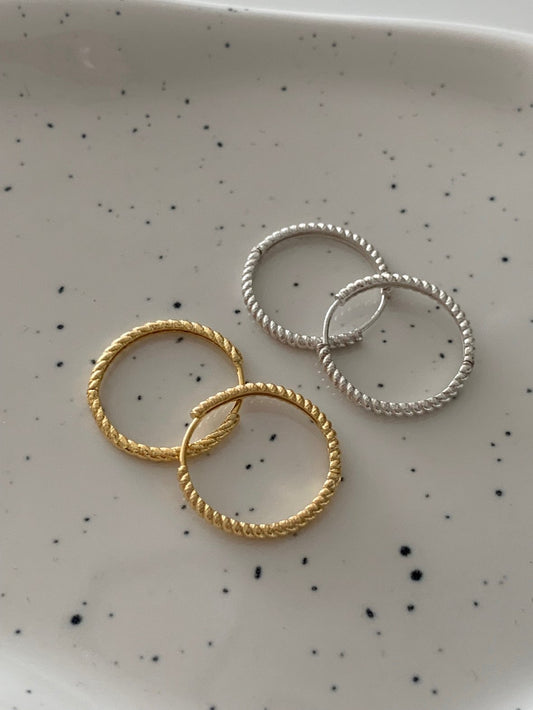 Twisted earring-2col