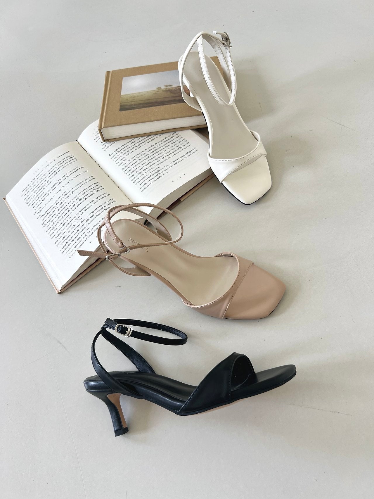 5cm Simple strap sandals