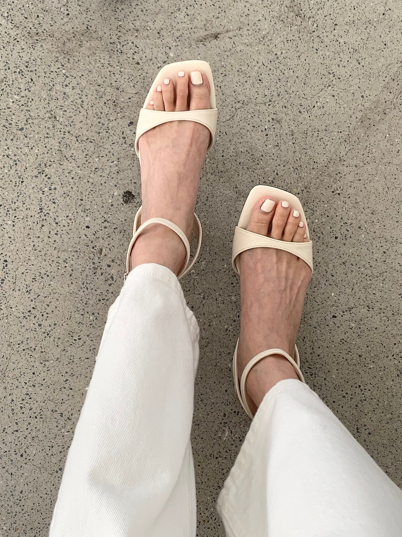 5cm Simple strap sandals