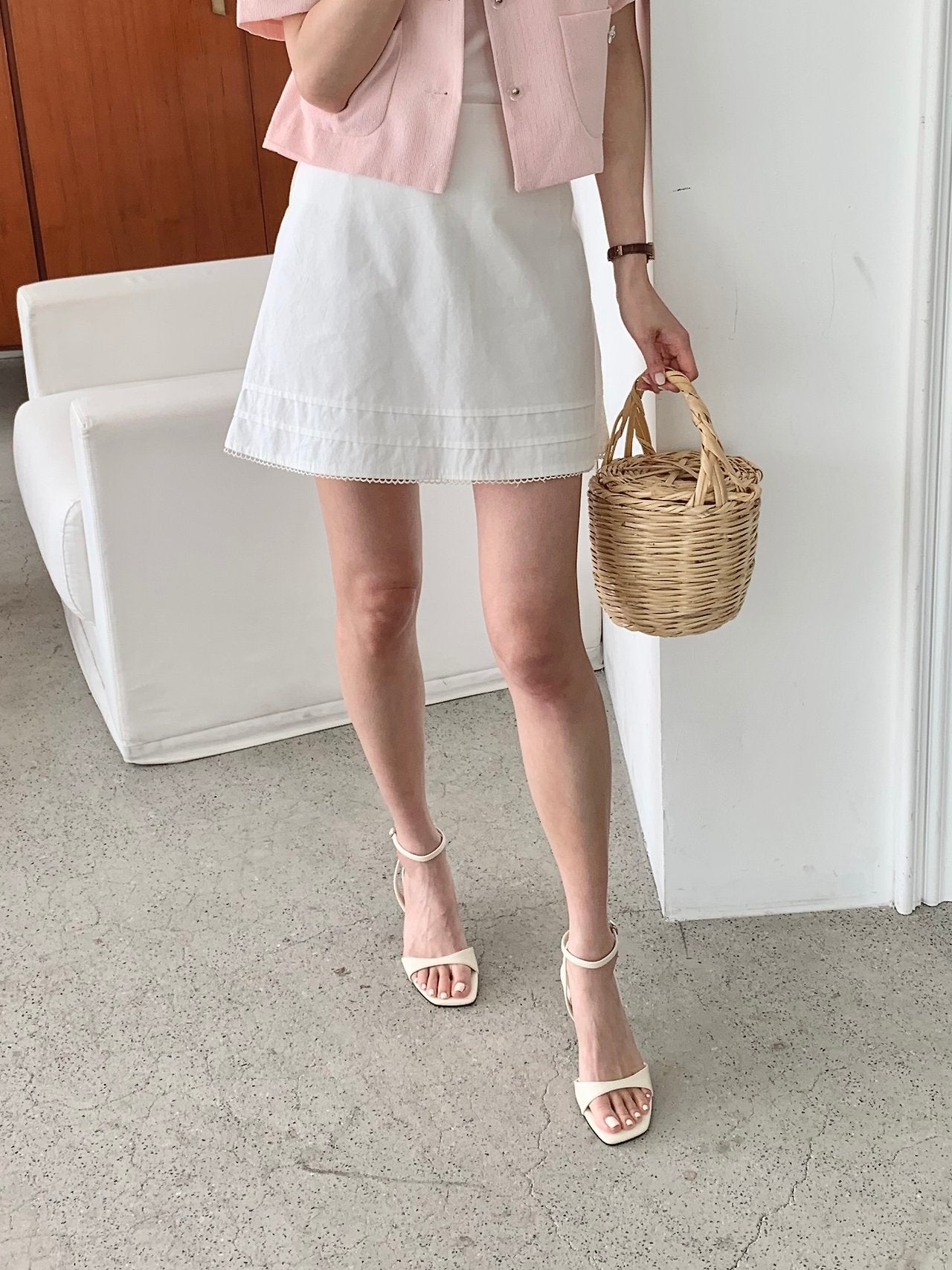 5cm Simple strap sandals