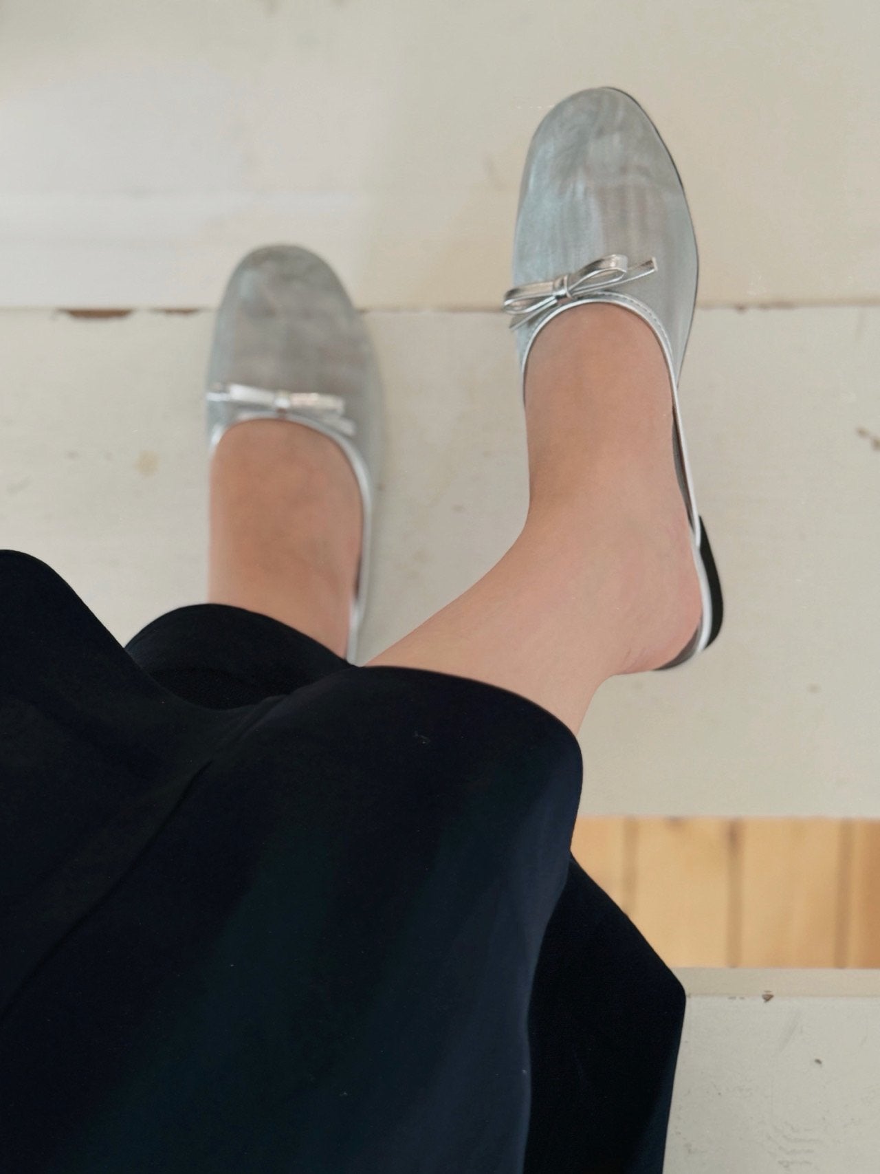 Petit Ribbon Mesh Mule