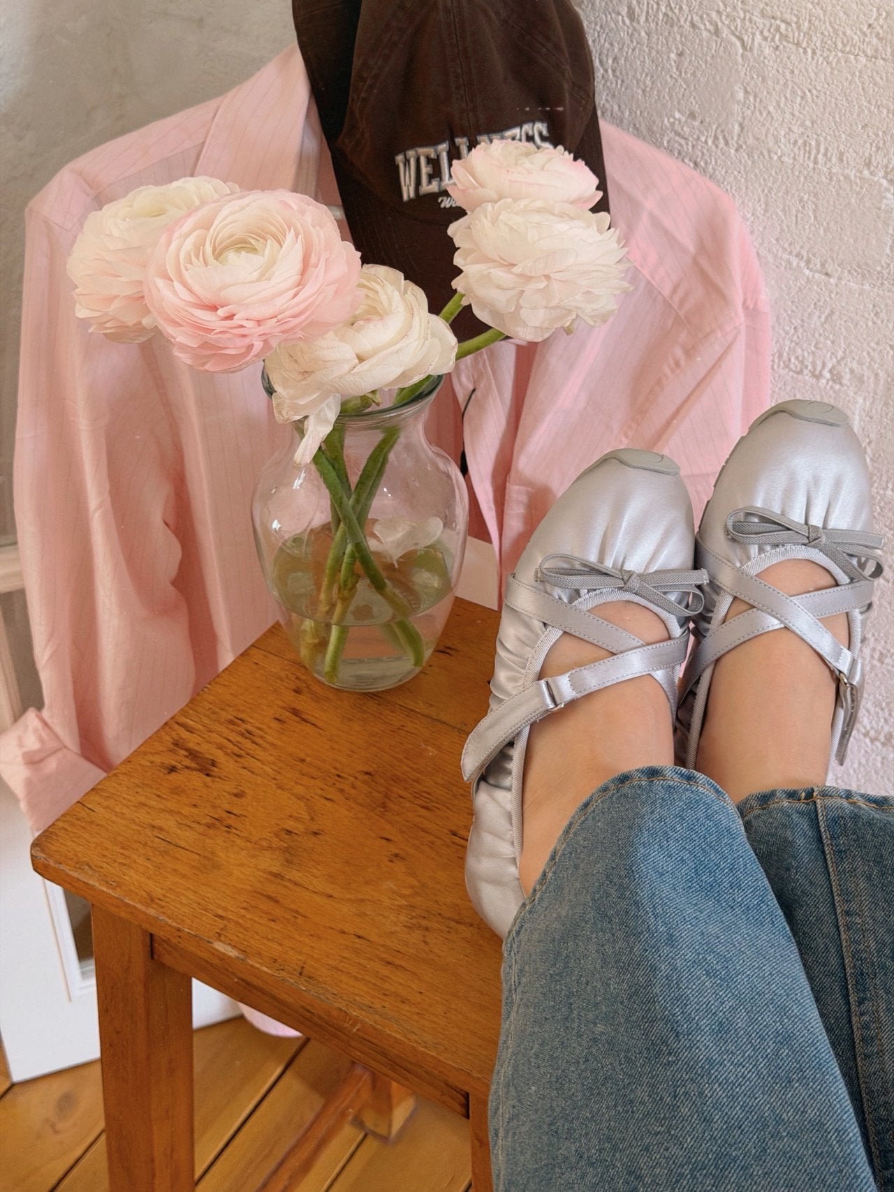 Shirring Cross Sneakers