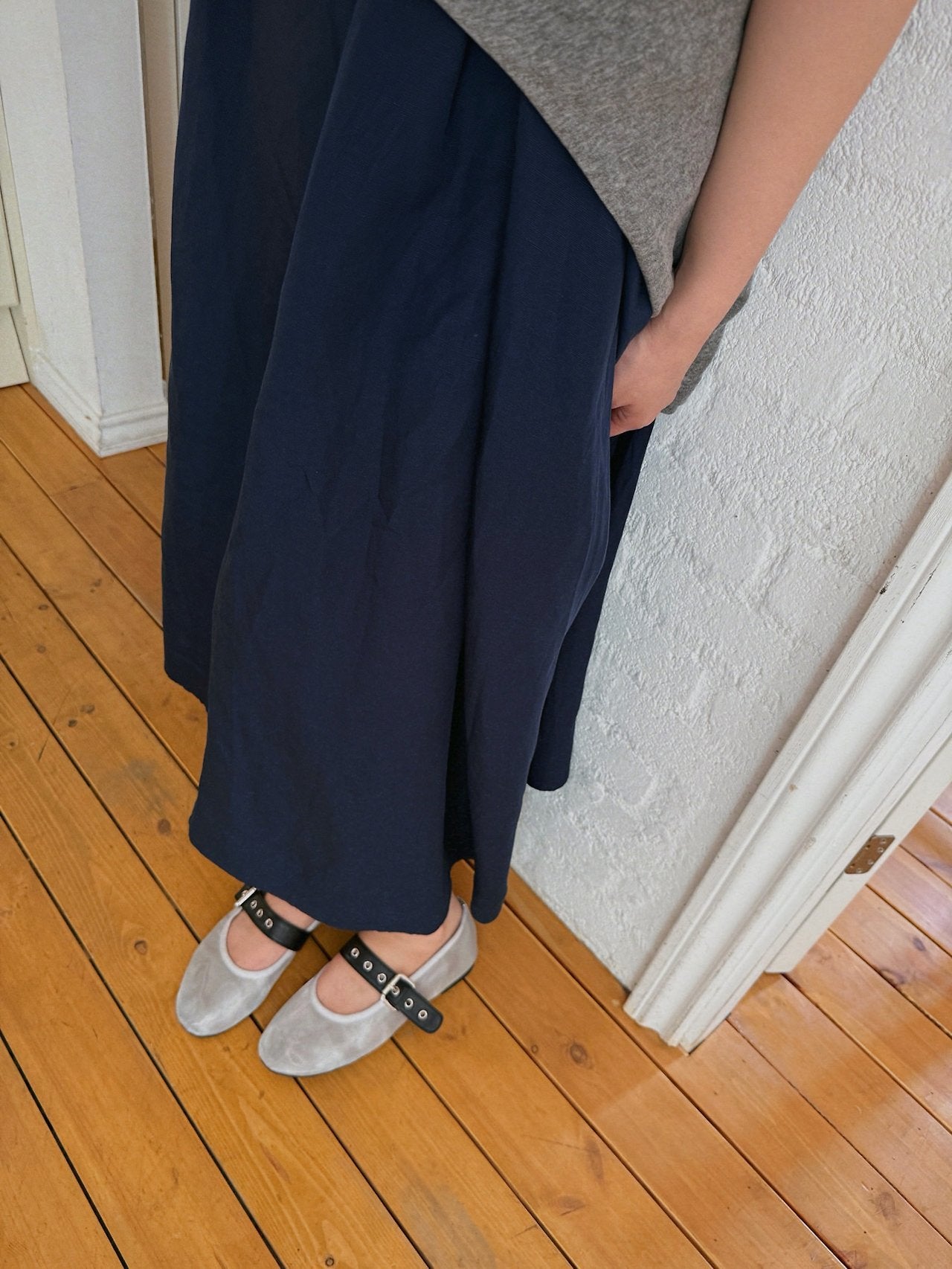 Mesh Eyelet Strap Maryjane