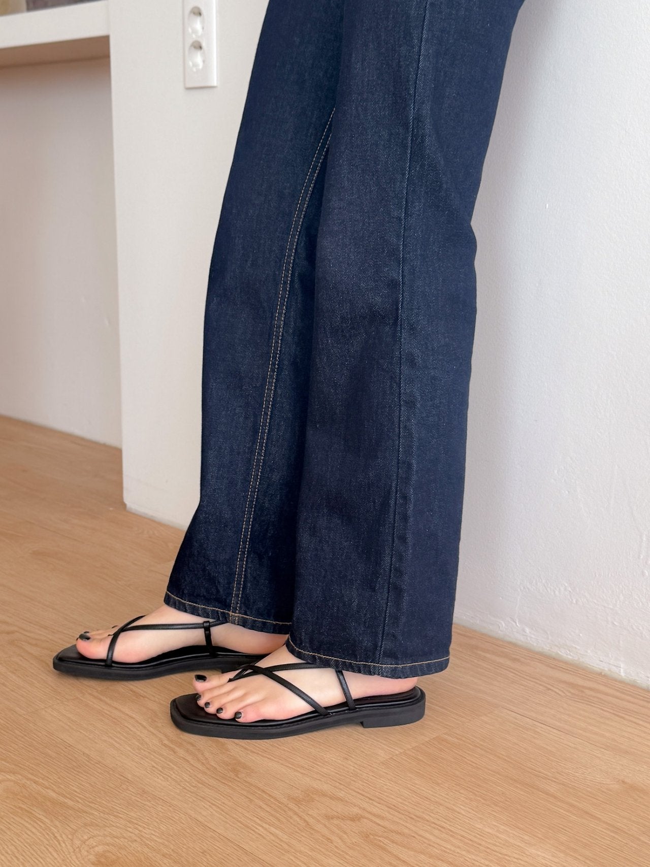 Platform Simple Daily Strap Sandals