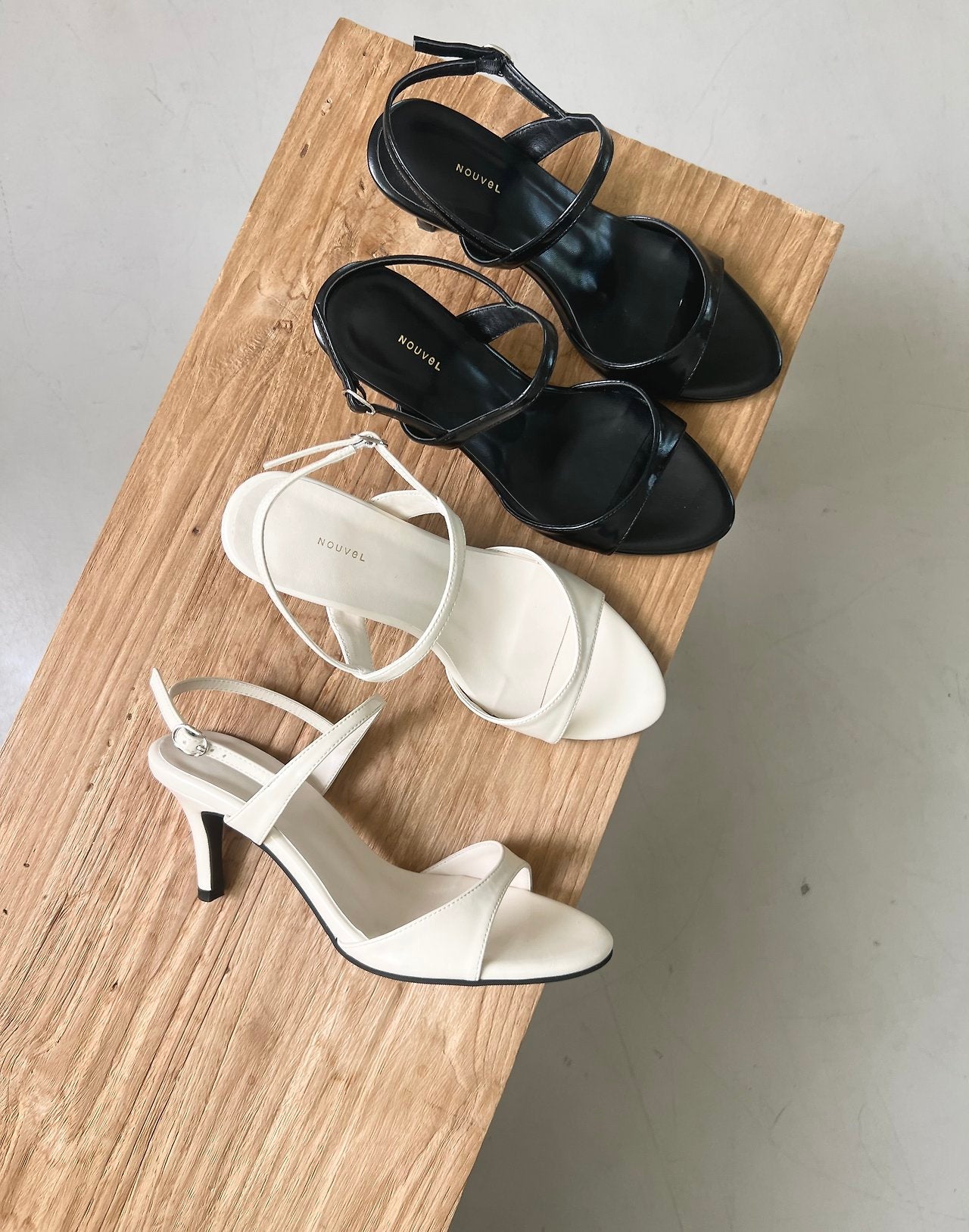 Simple 7 cm Strap Sandals