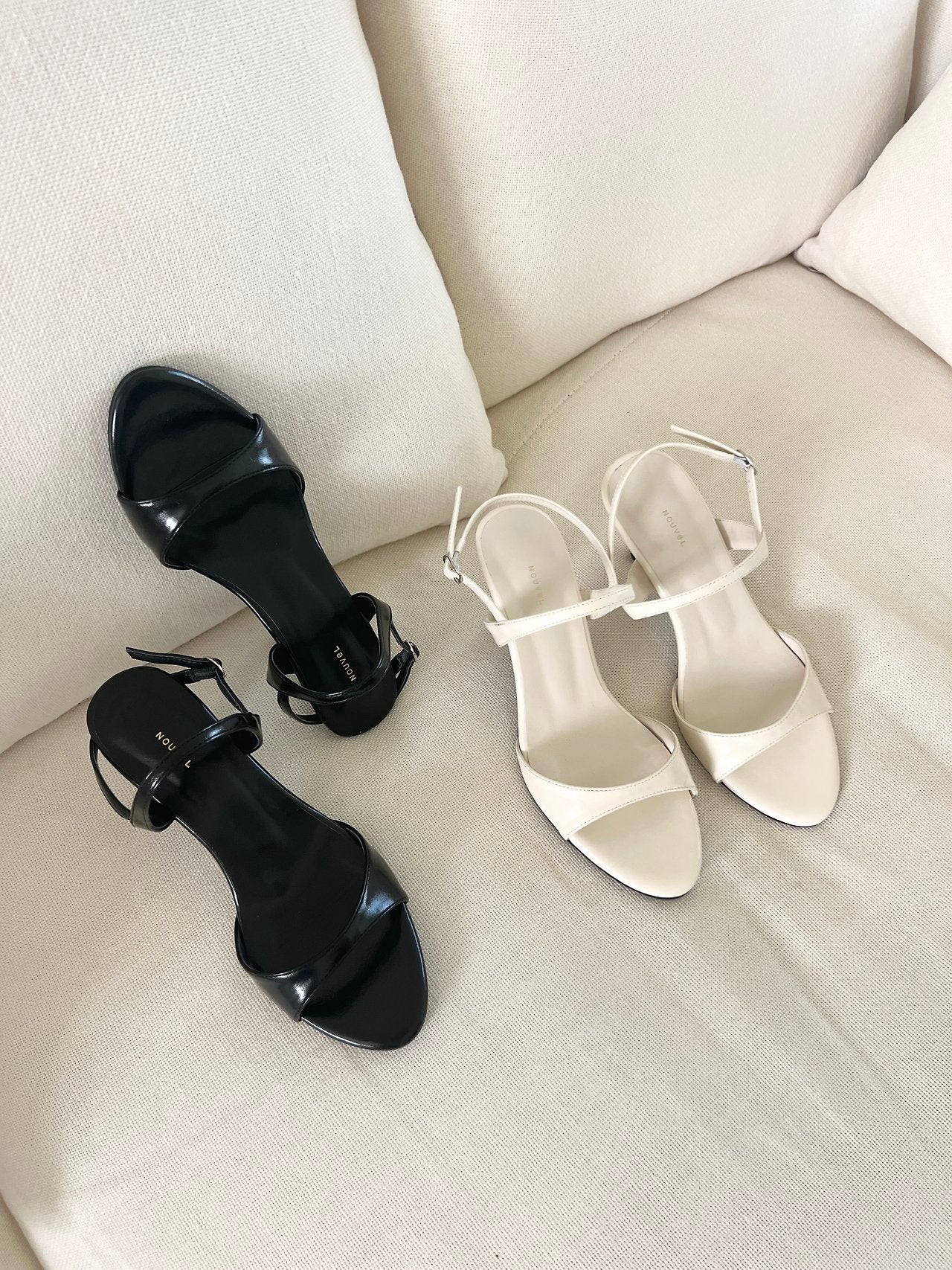 Simple 7 cm Strap Sandals