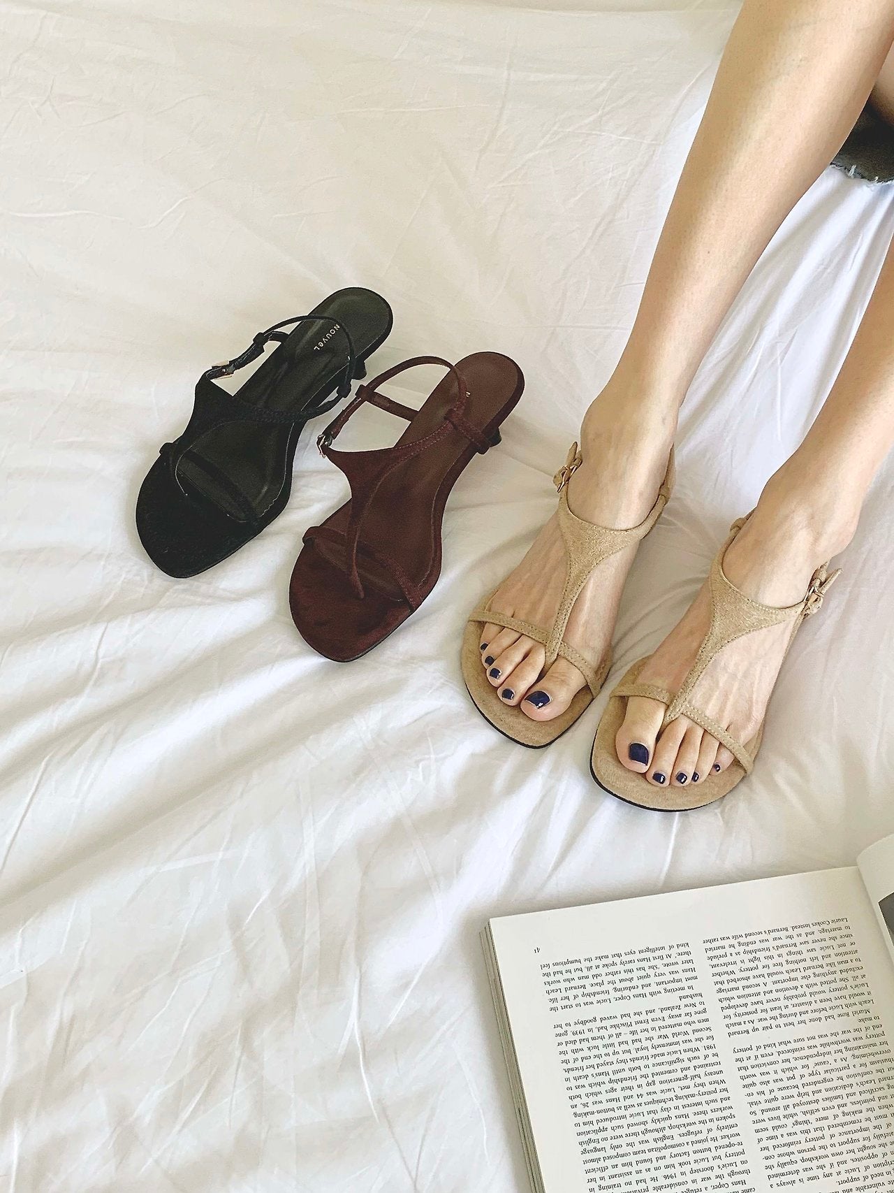 3cm strap tight sandals