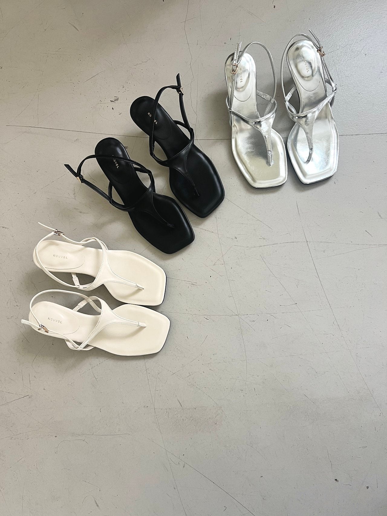 5cm V flip-flops sandals