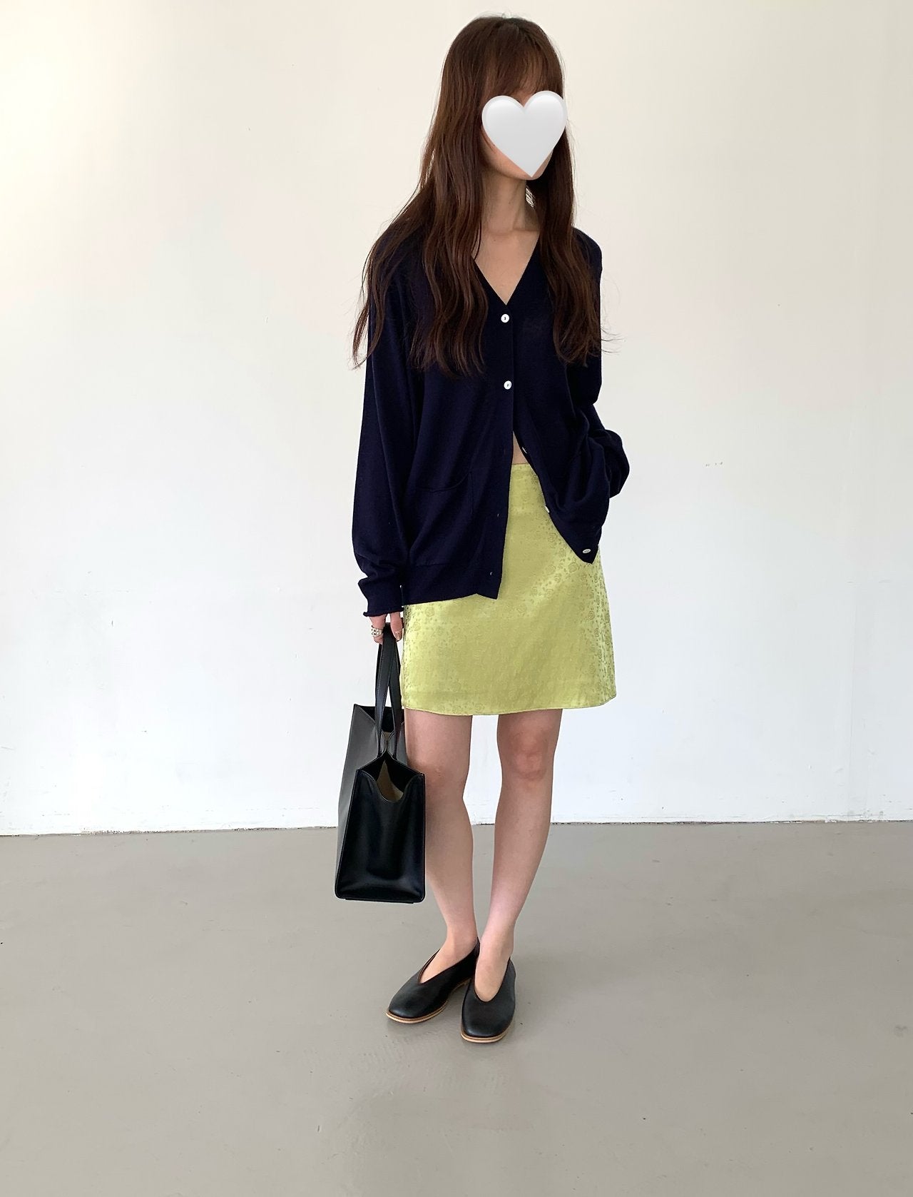 deondo rose satin skirt-3col