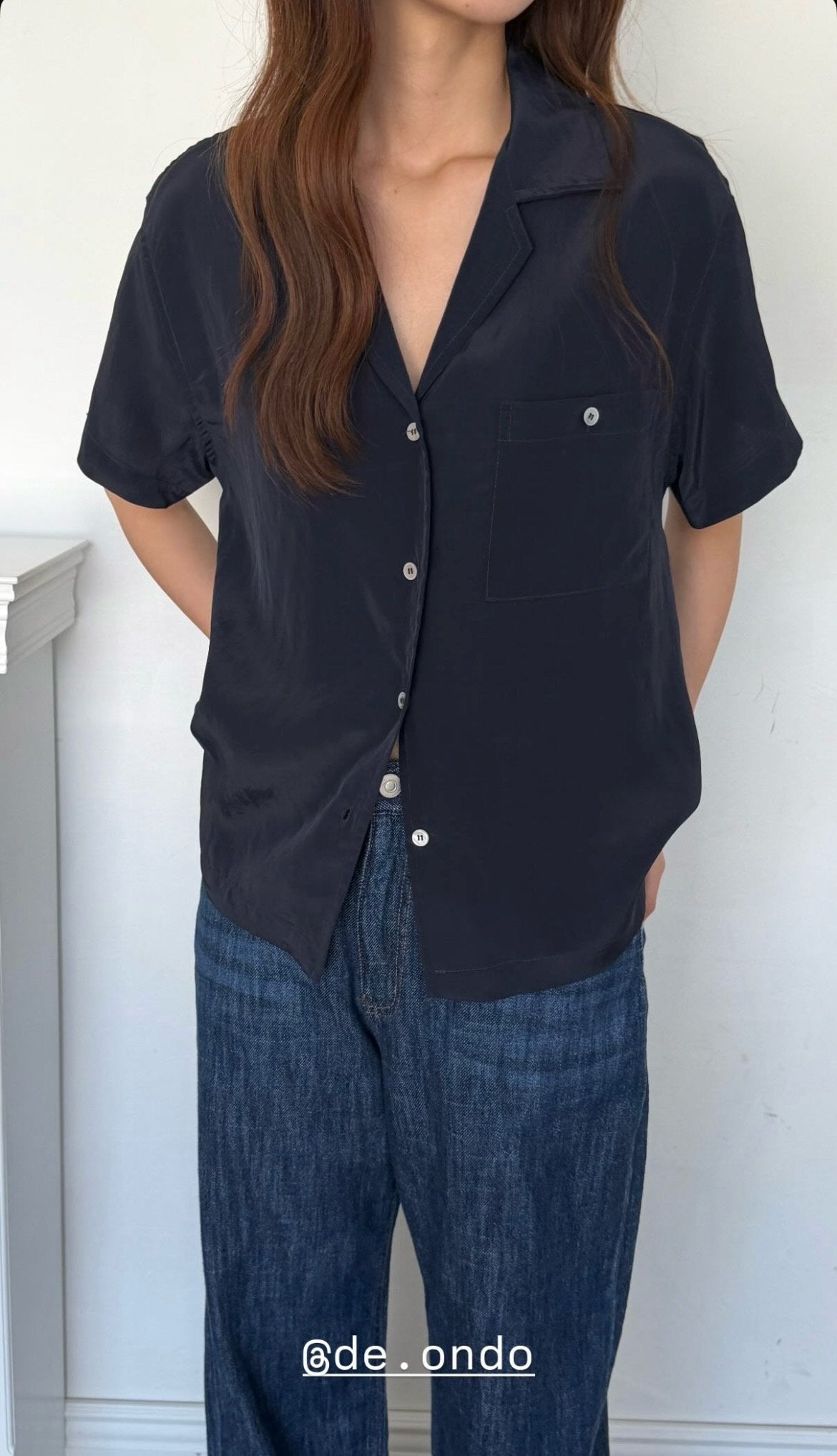 deoddo viscose V-shirt