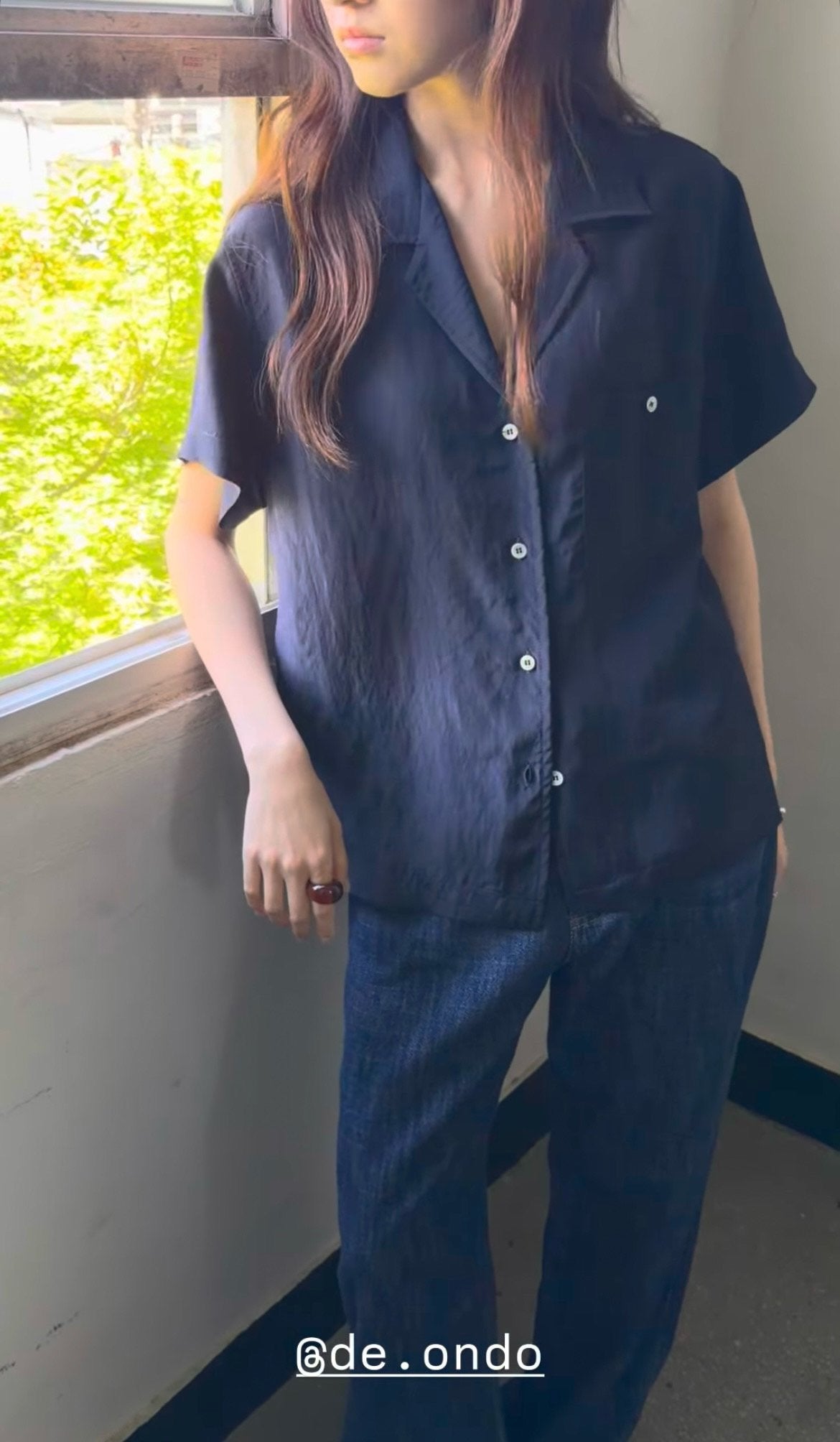 deoddo viscose V-shirt